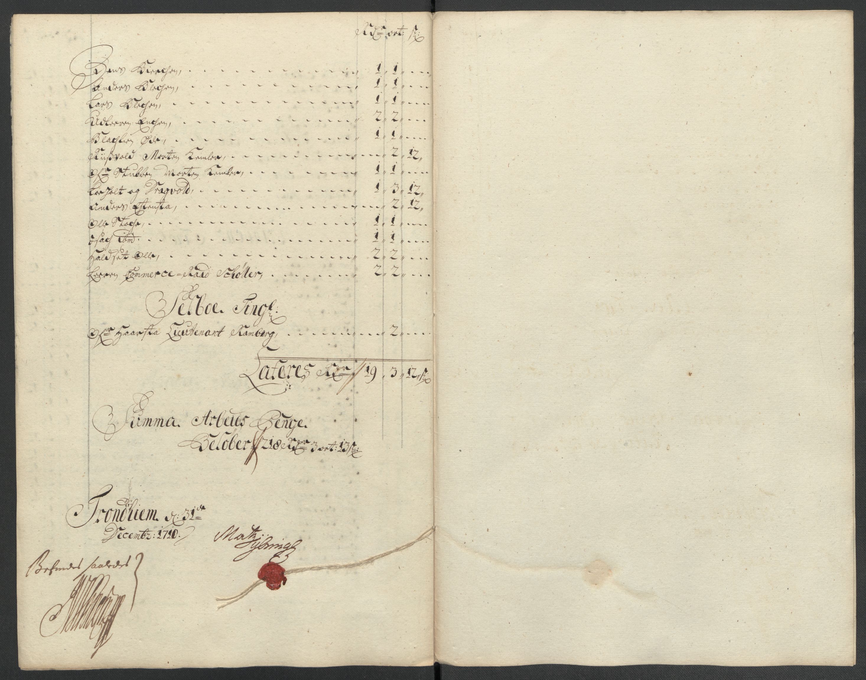 Rentekammeret inntil 1814, Reviderte regnskaper, Fogderegnskap, RA/EA-4092/R61/L4111: Fogderegnskap Strinda og Selbu, 1709-1710, p. 416