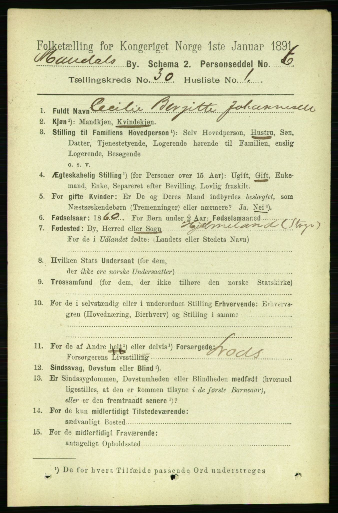 RA, 1891 census for 1002 Mandal, 1891, p. 5238