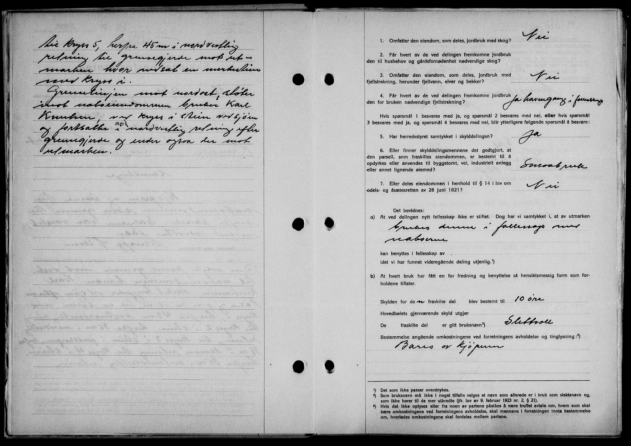 Lofoten sorenskriveri, SAT/A-0017/1/2/2C/L0005a: Mortgage book no. 5a, 1939-1939, Diary no: : 684/1939