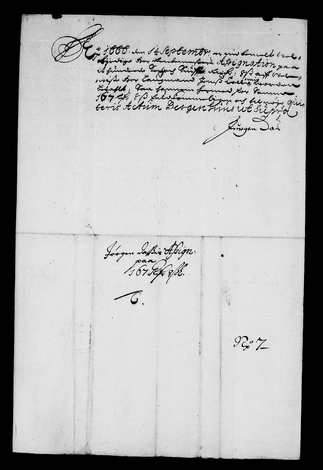 Rentekammeret inntil 1814, Reviderte regnskaper, Stiftamtstueregnskaper, Bergen stiftamt, AV/RA-EA-6043/R/Rc/L0023: Bergen stiftamt, 1666-1667