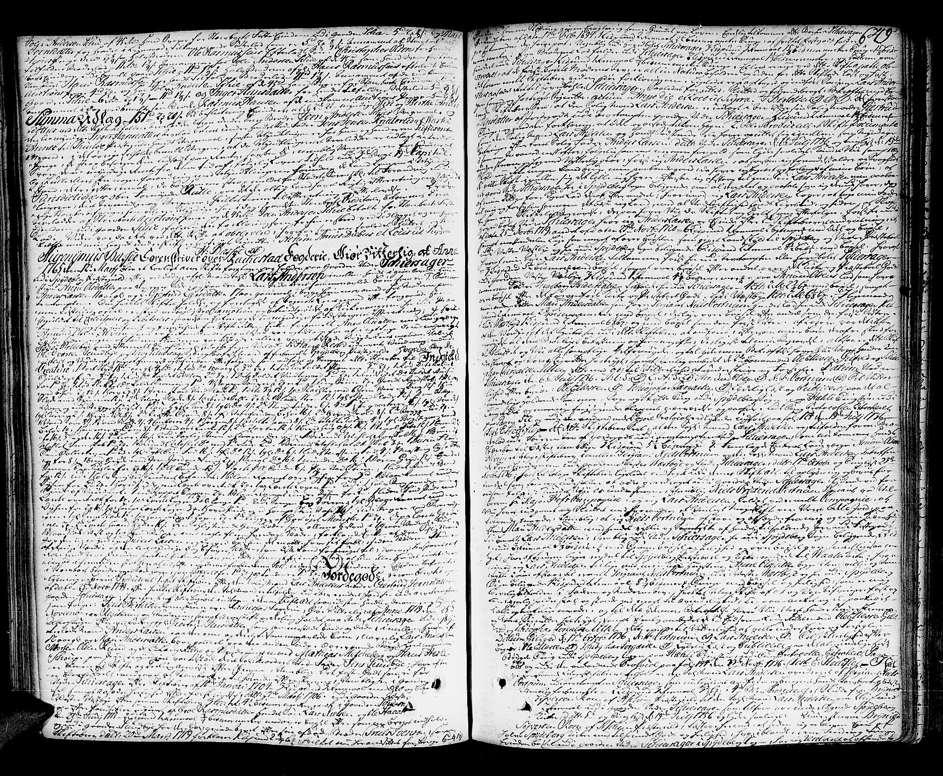 Rakkestad sorenskriveri, SAO/A-10686/H/Hb/L0002b: Skifteprotokoller, 1758-1769, p. 648b-649a