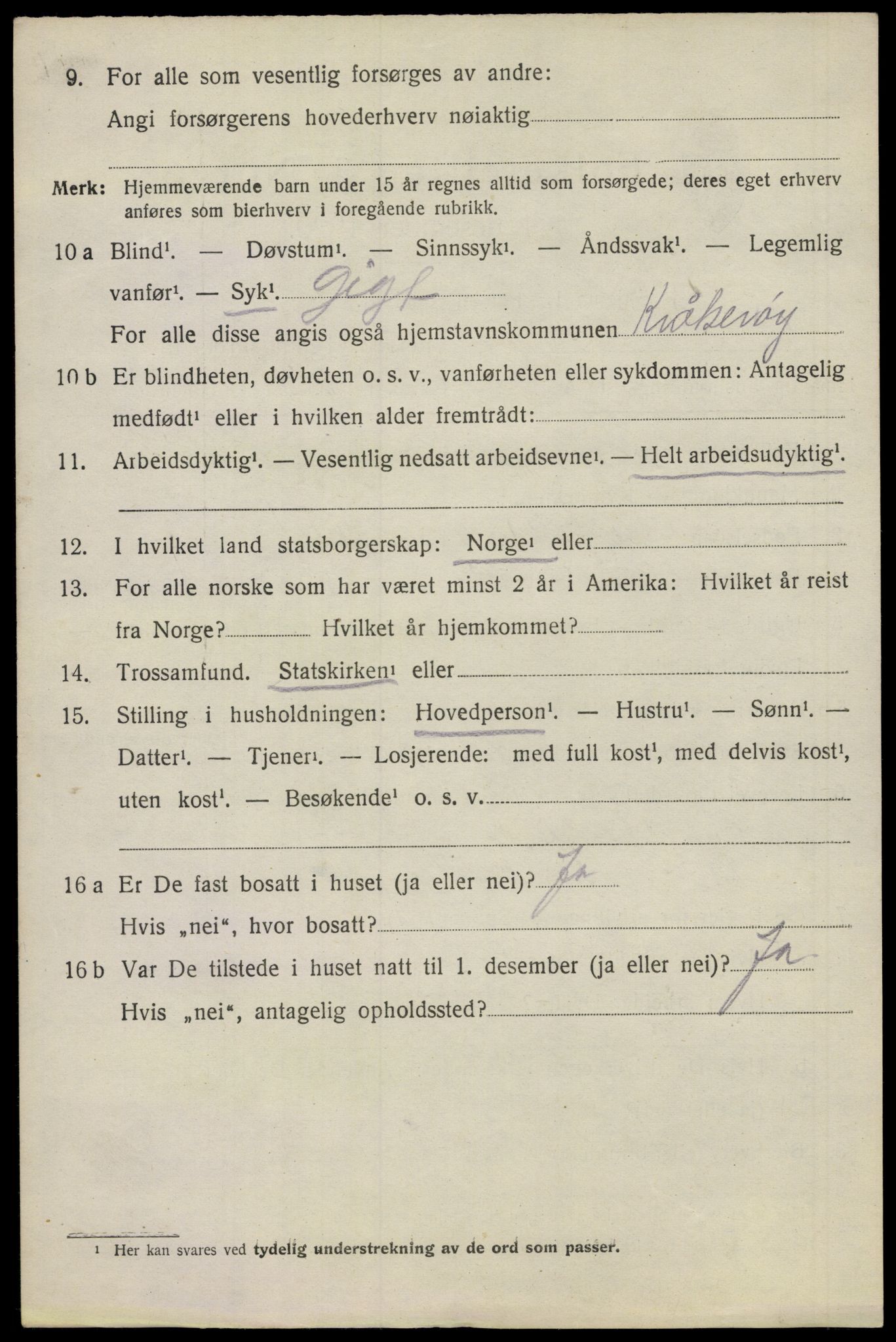 SAO, 1920 census for Kråkerøy, 1920, p. 1021