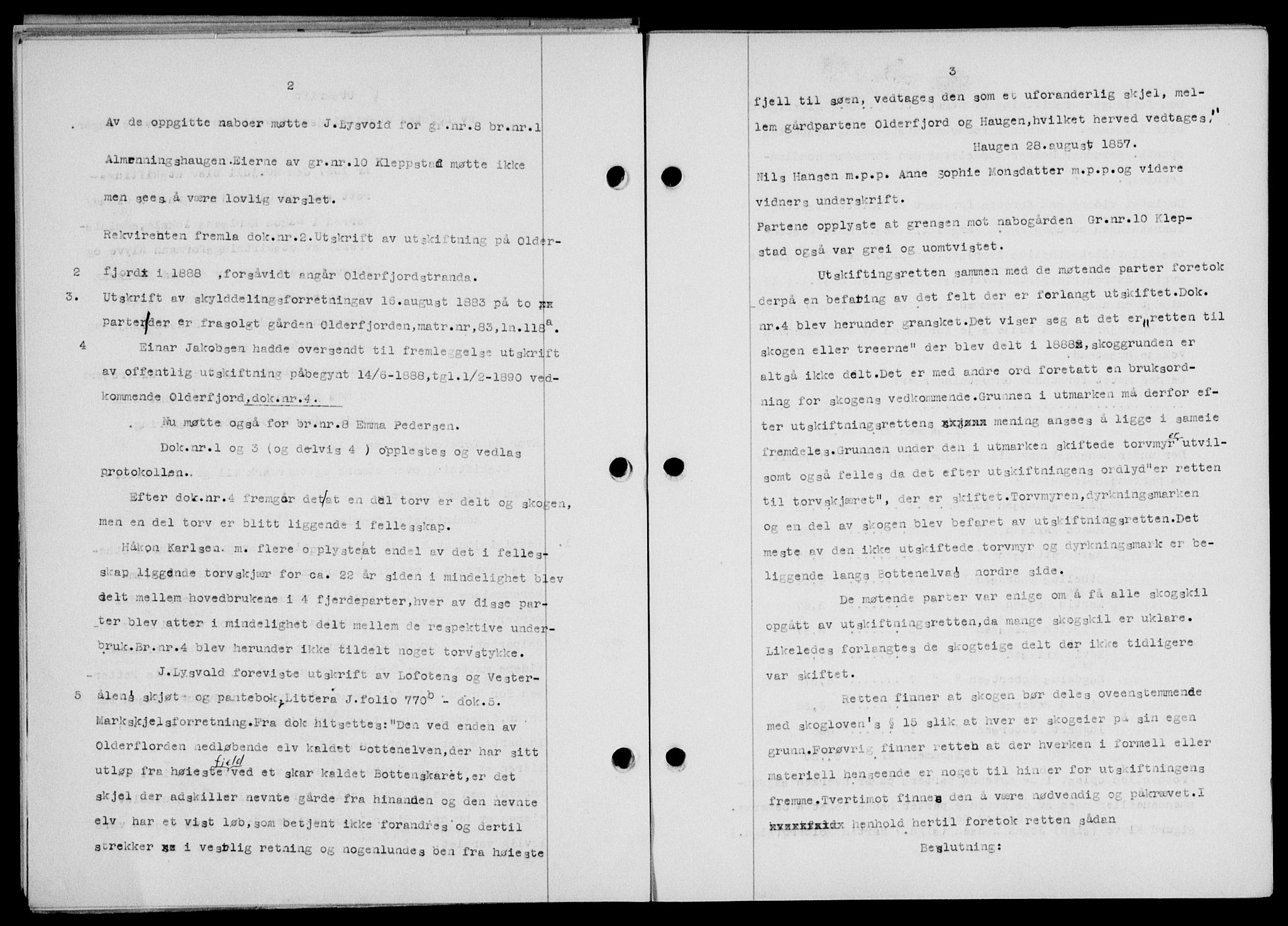 Lofoten sorenskriveri, SAT/A-0017/1/2/2C/L0010a: Mortgage book no. 10a, 1942-1943, Diary no: : 154/1943