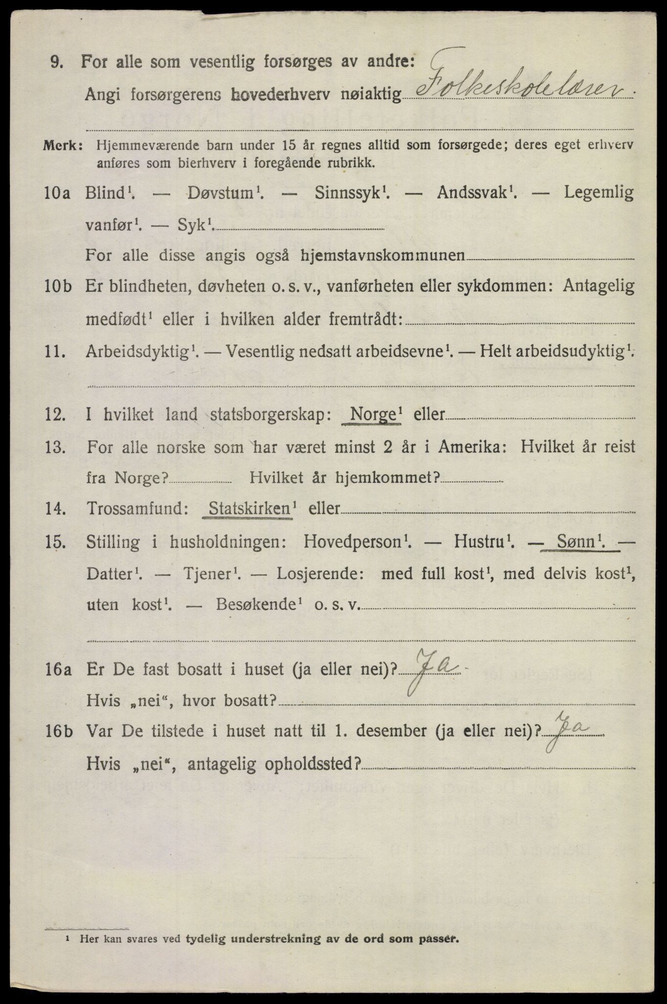 SAKO, 1920 census for Ål, 1920, p. 5497