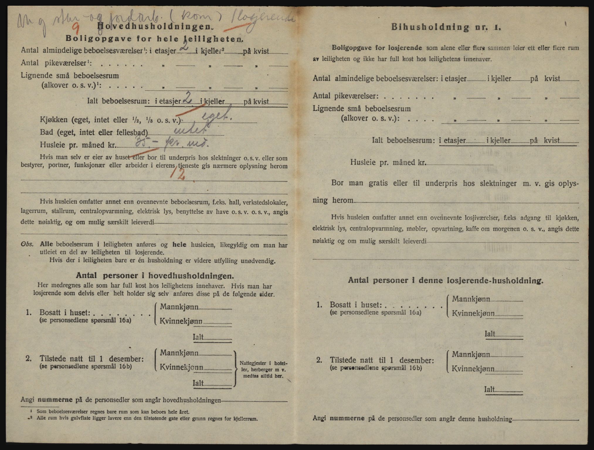 SATØ, 1920 census for Hammerfest, 1920, p. 2009