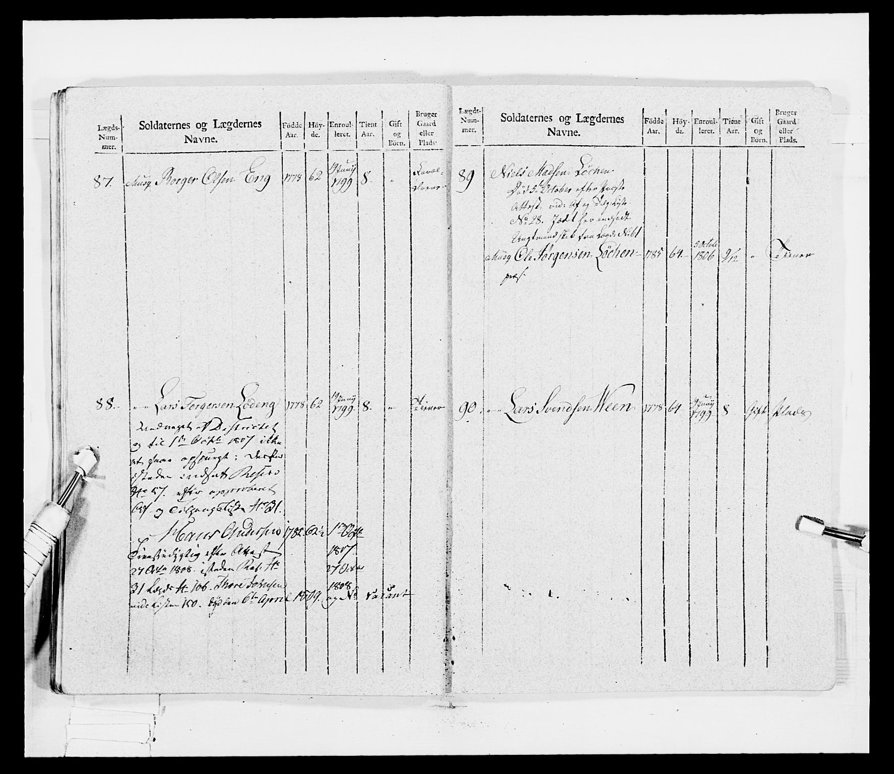 Generalitets- og kommissariatskollegiet, Det kongelige norske kommissariatskollegium, AV/RA-EA-5420/E/Eh/L0030a: Sønnafjelske gevorbne infanteriregiment, 1807, p. 228