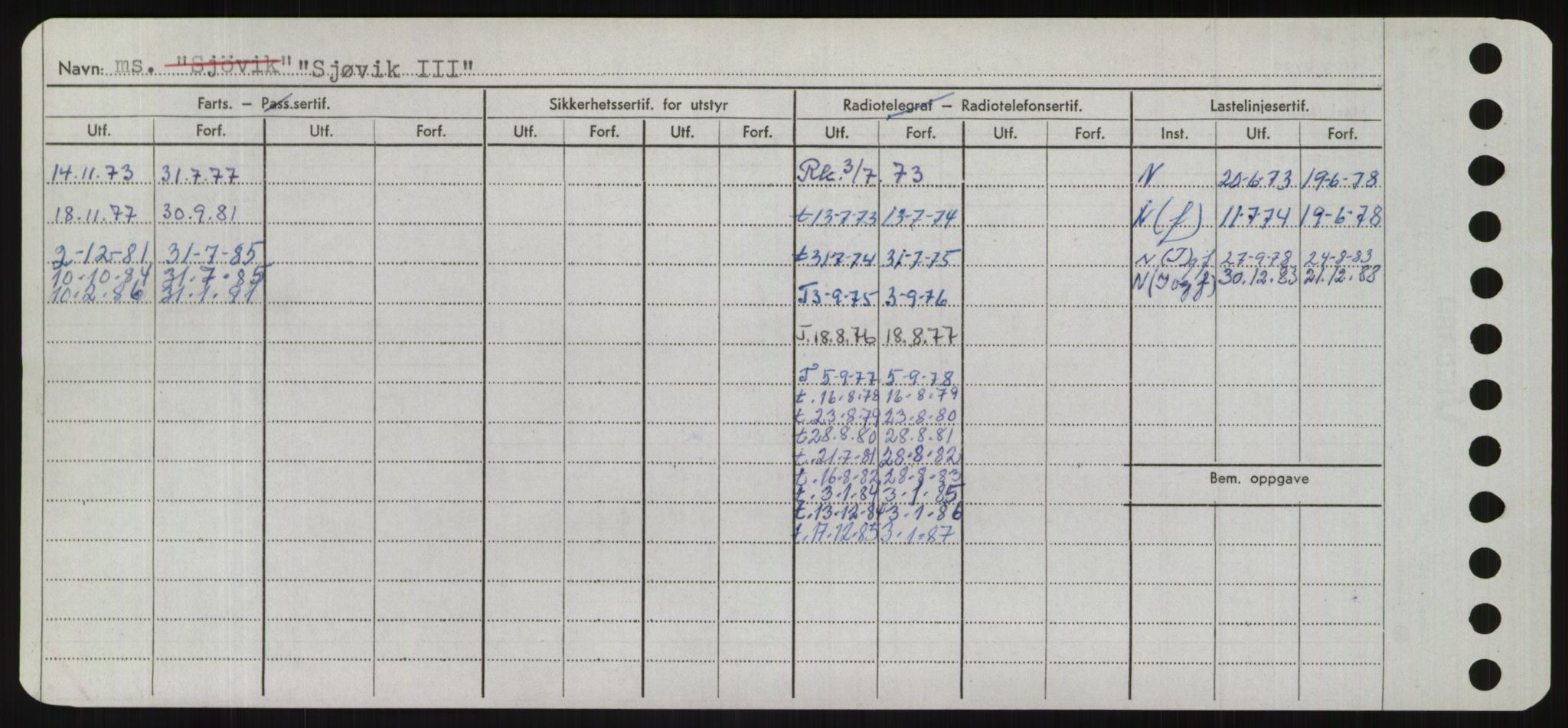 Sjøfartsdirektoratet med forløpere, Skipsmålingen, AV/RA-S-1627/H/Hd/L0033: Fartøy, Sevi-Sjø, p. 424