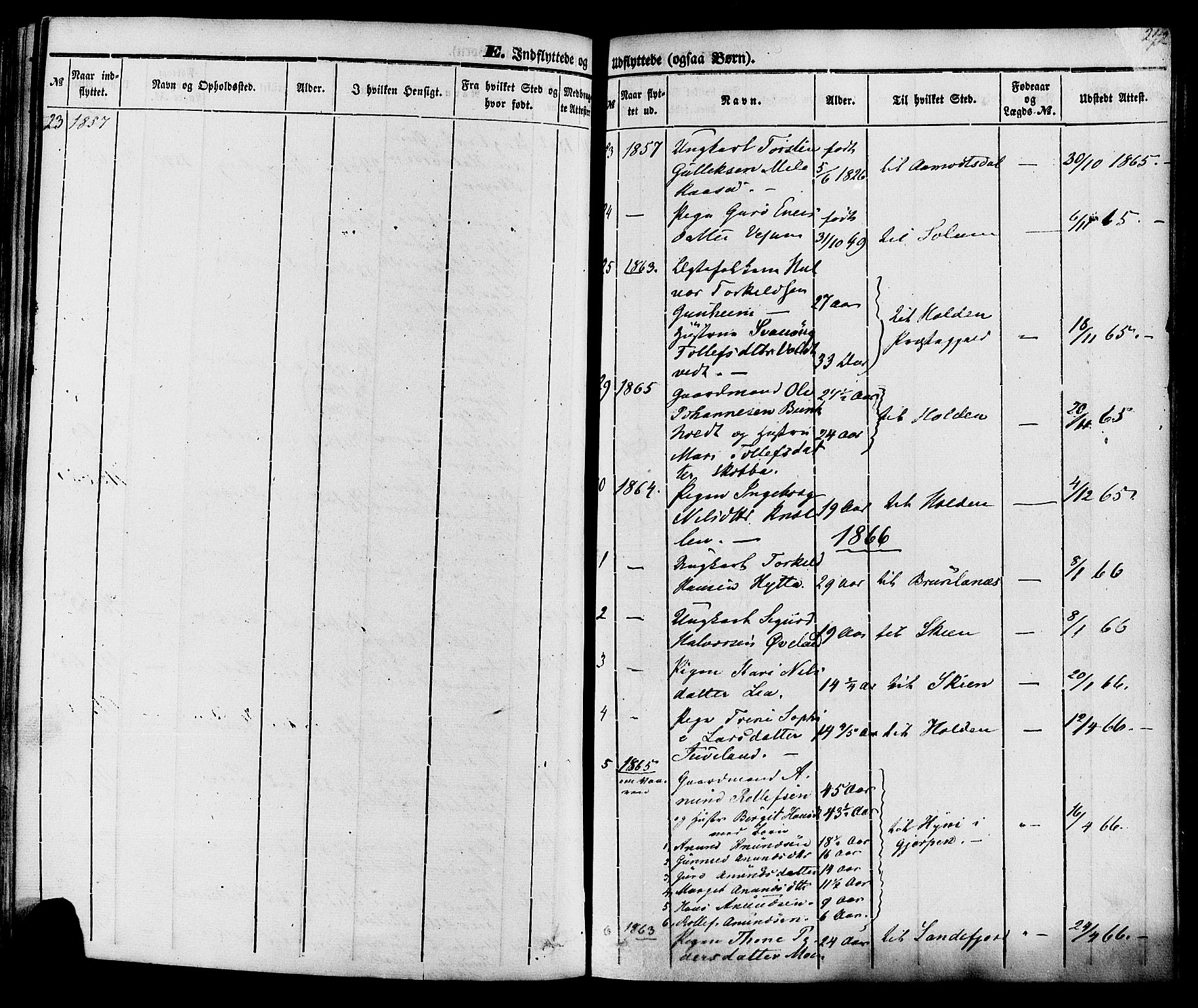 Sauherad kirkebøker, SAKO/A-298/F/Fa/L0007: Parish register (official) no. I 7, 1851-1873, p. 272