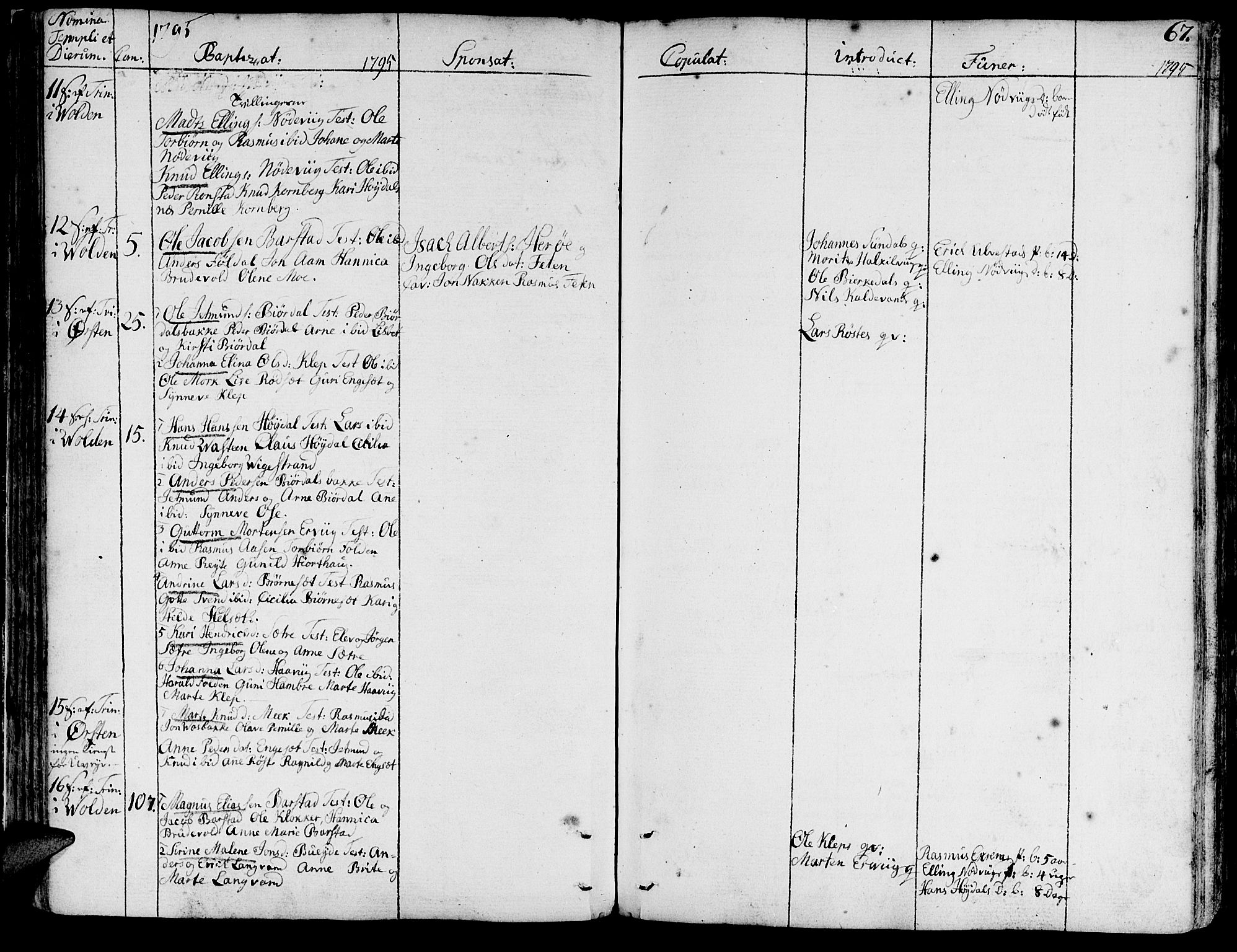 Ministerialprotokoller, klokkerbøker og fødselsregistre - Møre og Romsdal, AV/SAT-A-1454/511/L0137: Parish register (official) no. 511A04, 1787-1816, p. 67