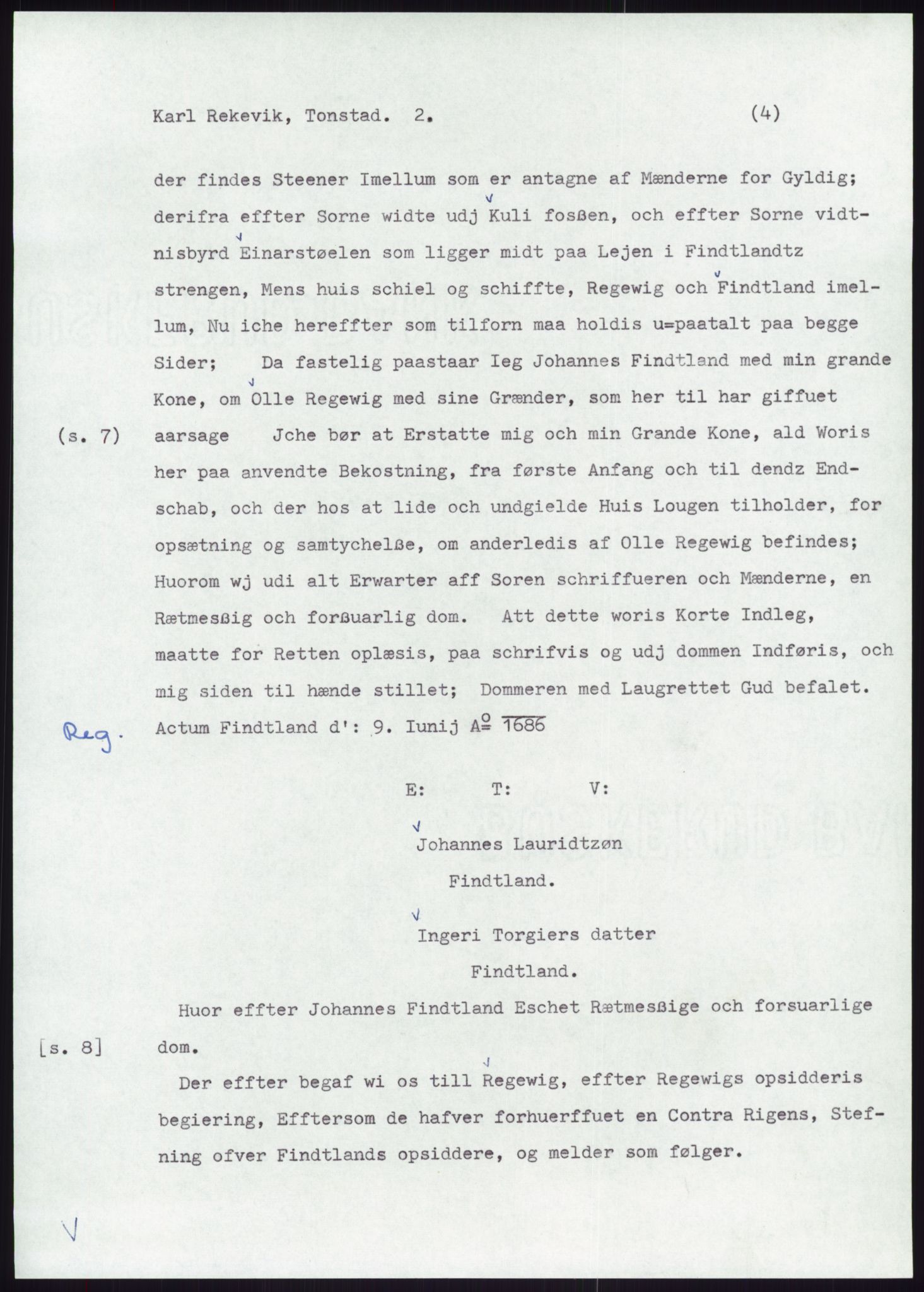 Samlinger til kildeutgivelse, Diplomavskriftsamlingen, AV/RA-EA-4053/H/Ha, p. 2372