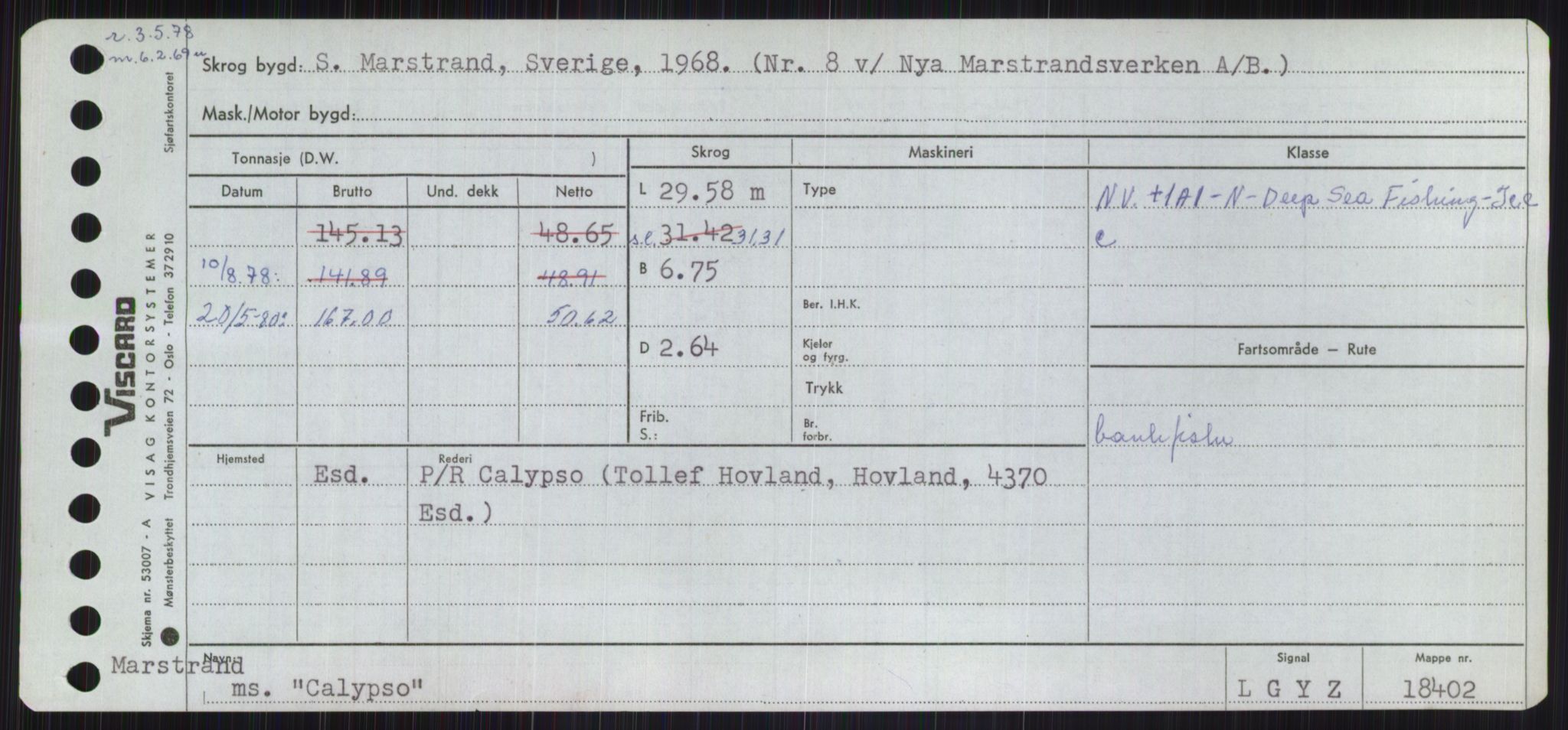 Sjøfartsdirektoratet med forløpere, Skipsmålingen, RA/S-1627/H/Ha/L0001/0002: Fartøy, A-Eig / Fartøy Bjør-Eig, p. 549