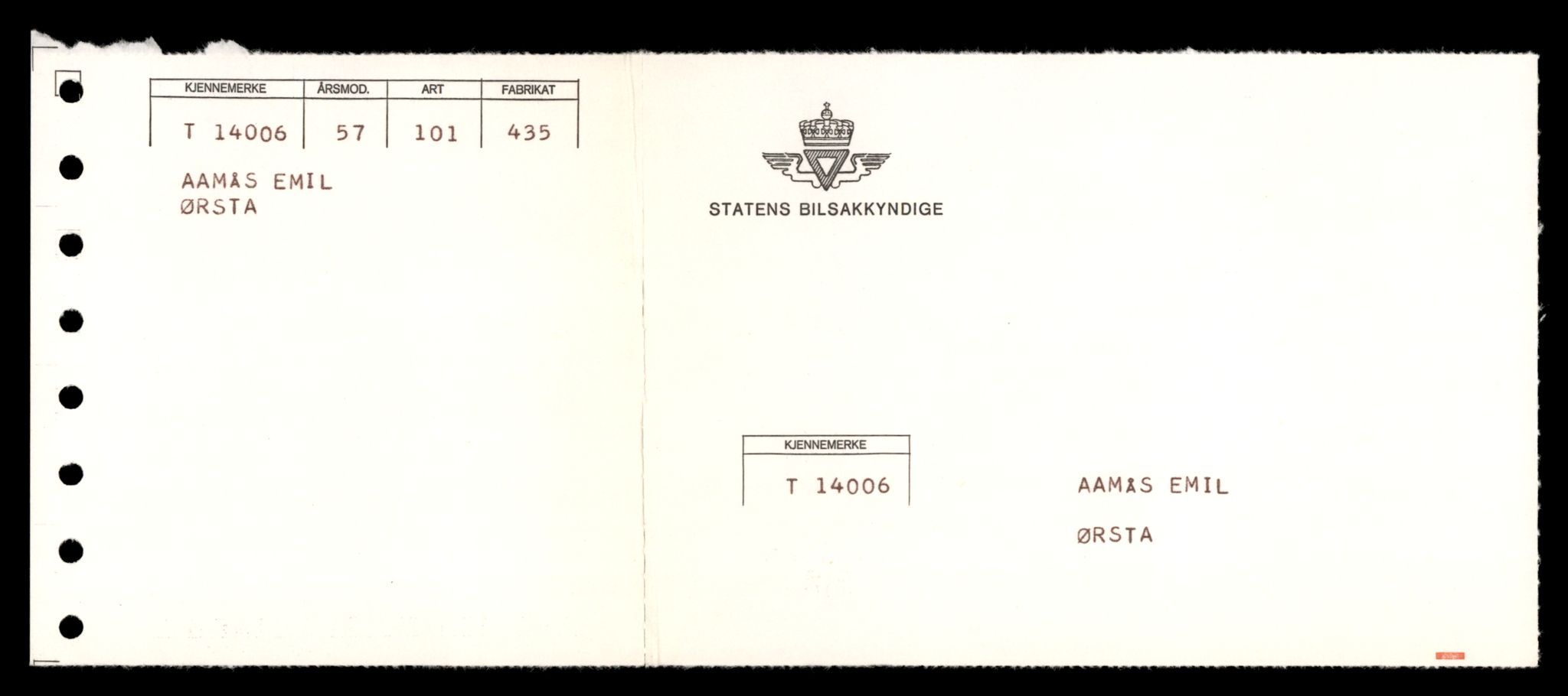 Møre og Romsdal vegkontor - Ålesund trafikkstasjon, AV/SAT-A-4099/F/Fe/L0042: Registreringskort for kjøretøy T 13906 - T 14079, 1927-1998, p. 1391