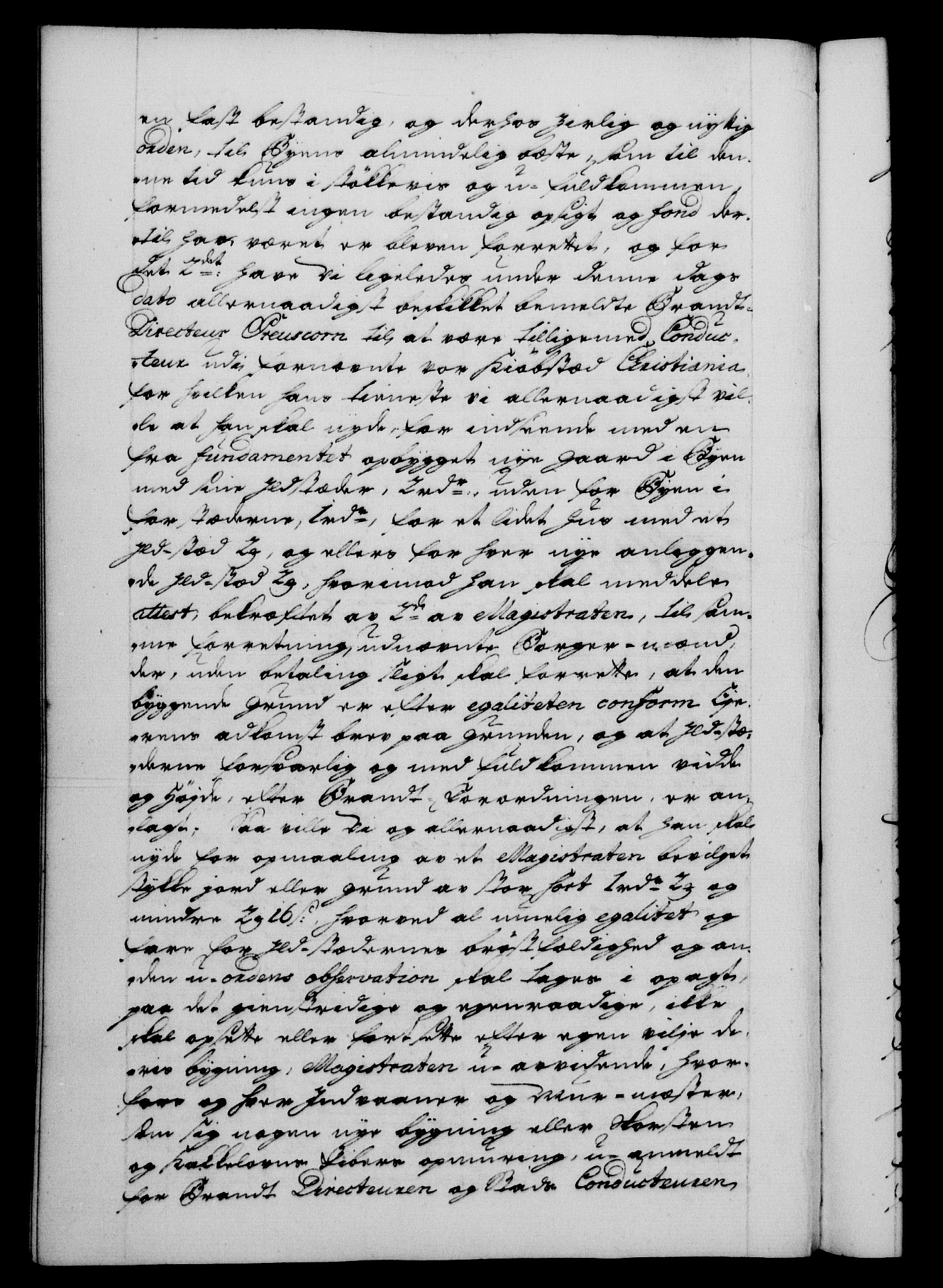 Danske Kanselli 1572-1799, AV/RA-EA-3023/F/Fc/Fca/Fcab/L0028: Norske tegnelser, 1738-1740, p. 377b