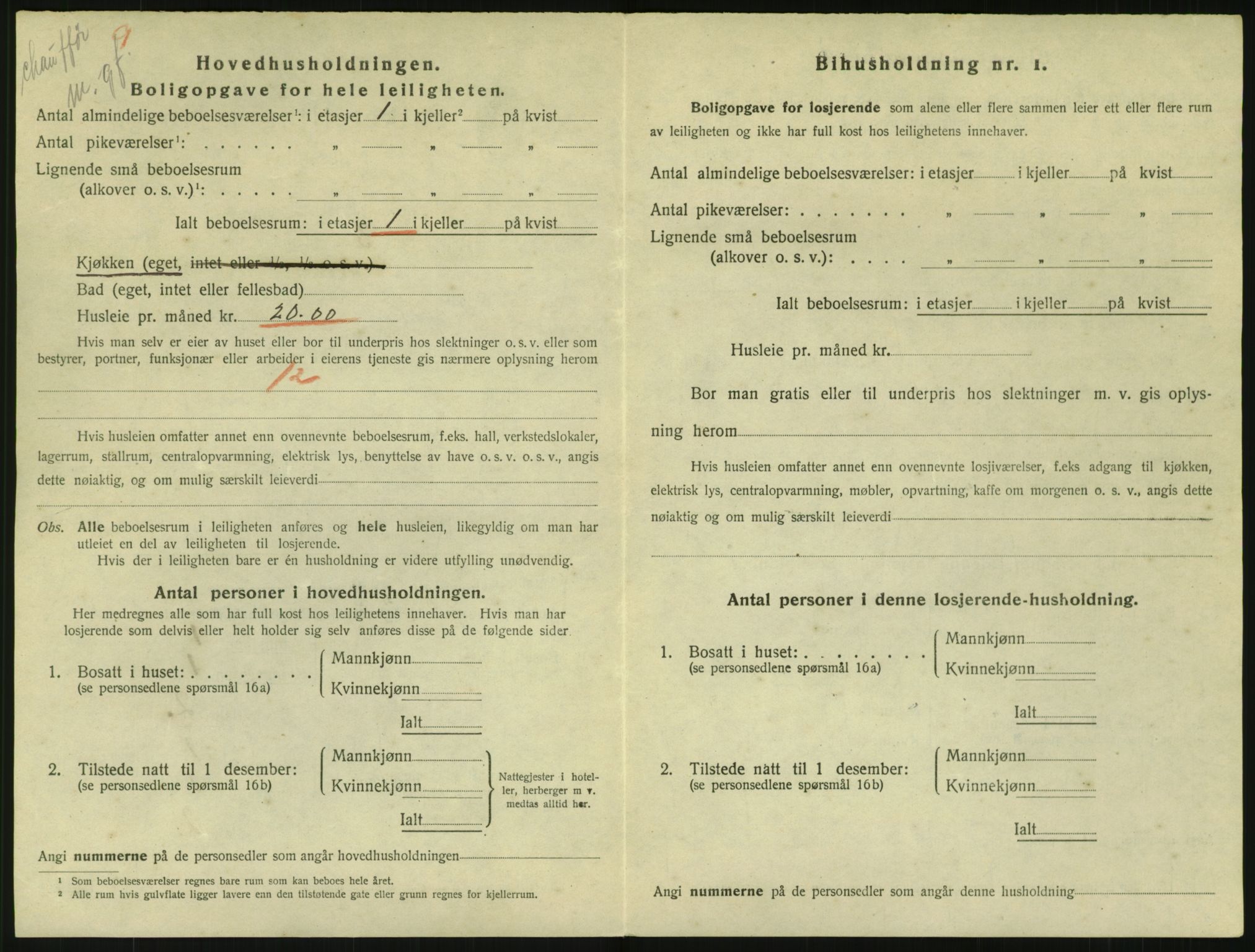 SAO, 1920 census for Kristiania, 1920, p. 39181