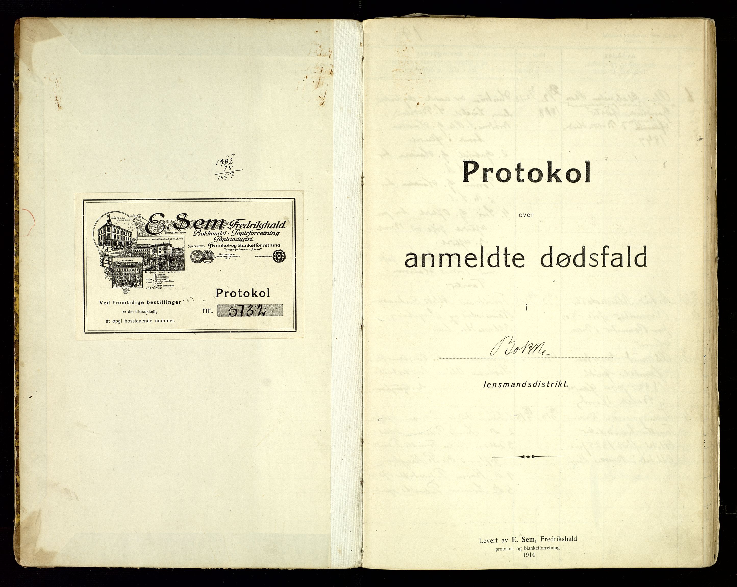 Bakke og Gyland lensmannskontor, SAK/1241-0002/F/Fe/L0006: Anmeldte dødsfall nr 57A, 1918-1942