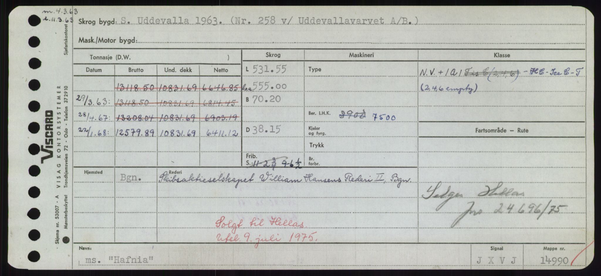 Sjøfartsdirektoratet med forløpere, Skipsmålingen, AV/RA-S-1627/H/Hd/L0014: Fartøy, H-Havl, p. 57