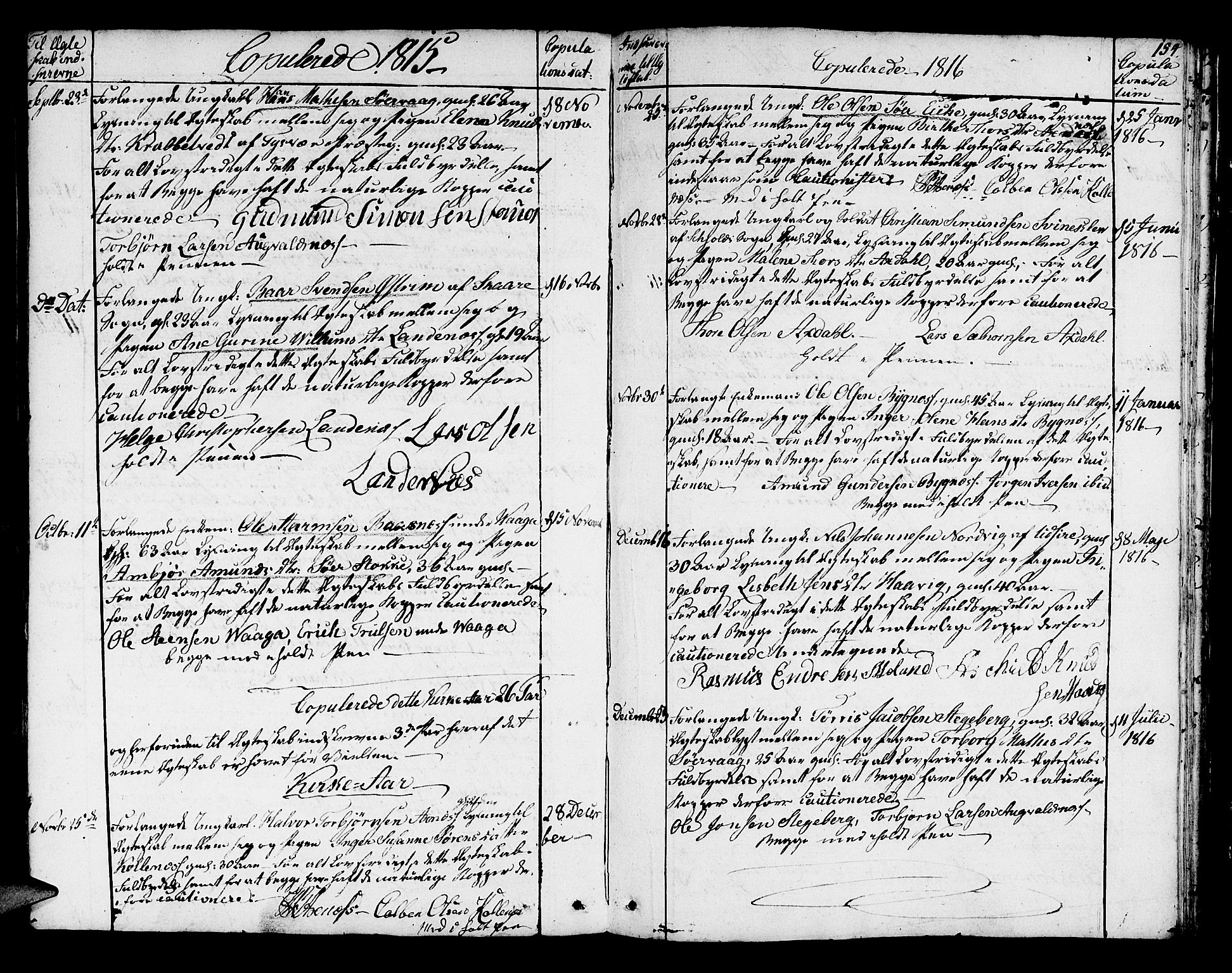 Avaldsnes sokneprestkontor, SAST/A -101851/H/Ha/Haa/L0003: Parish register (official) no. A 3, 1801-1817, p. 154