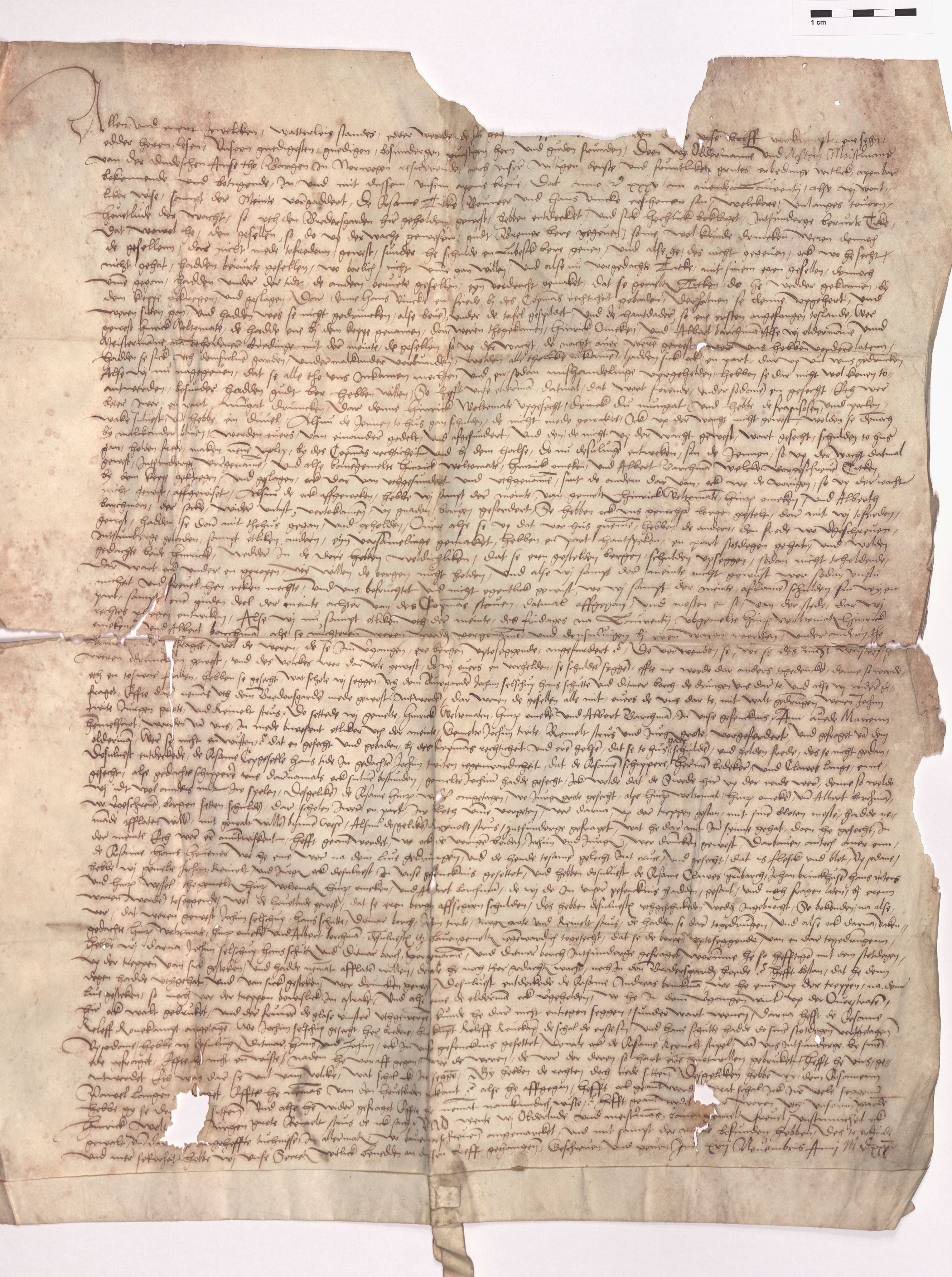 07.1 Urkunden, 3 Auswärtige Beziehungen (Externa), AHL/-/21: Norwegen (Norvagica); Kontor zu Bergen, 1247-1747, p. 1124