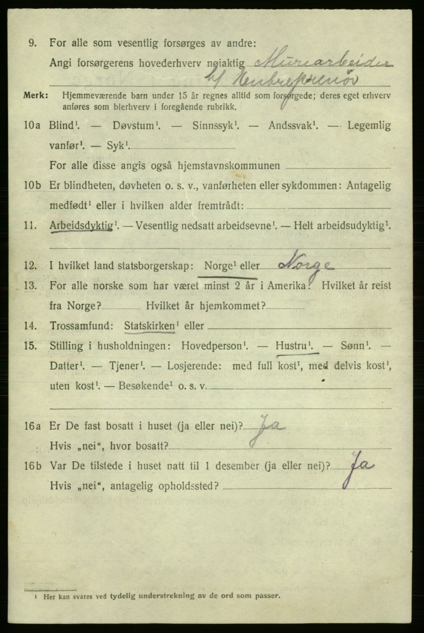 SAO, 1920 census for Fredrikshald, 1920, p. 27330