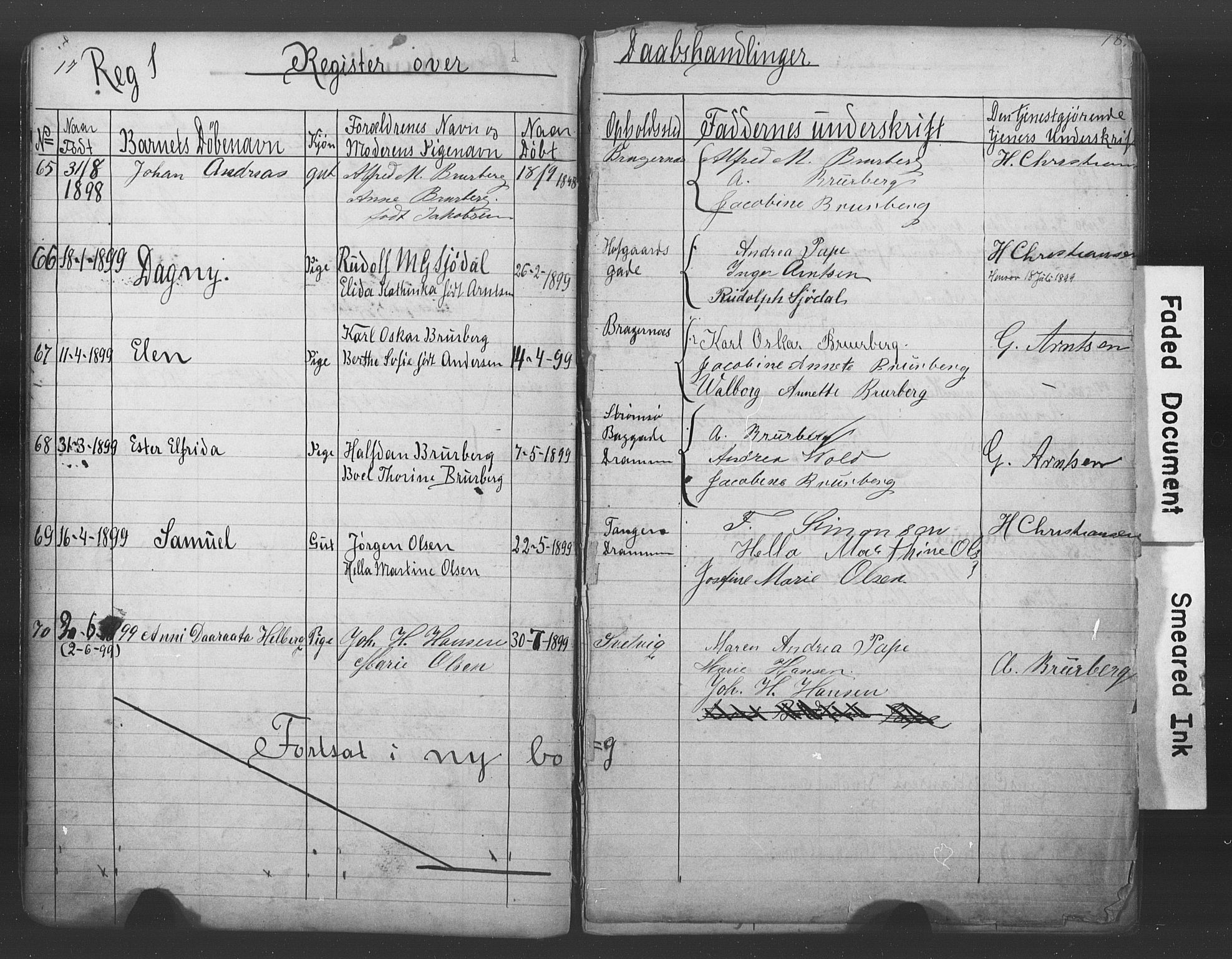 Den katolsk-apostoliske menighet i Drammen, AV/SAKO-P-949/H/Ha/L0001: Dissenter register no. 1, 1877-1899, p. 17-18