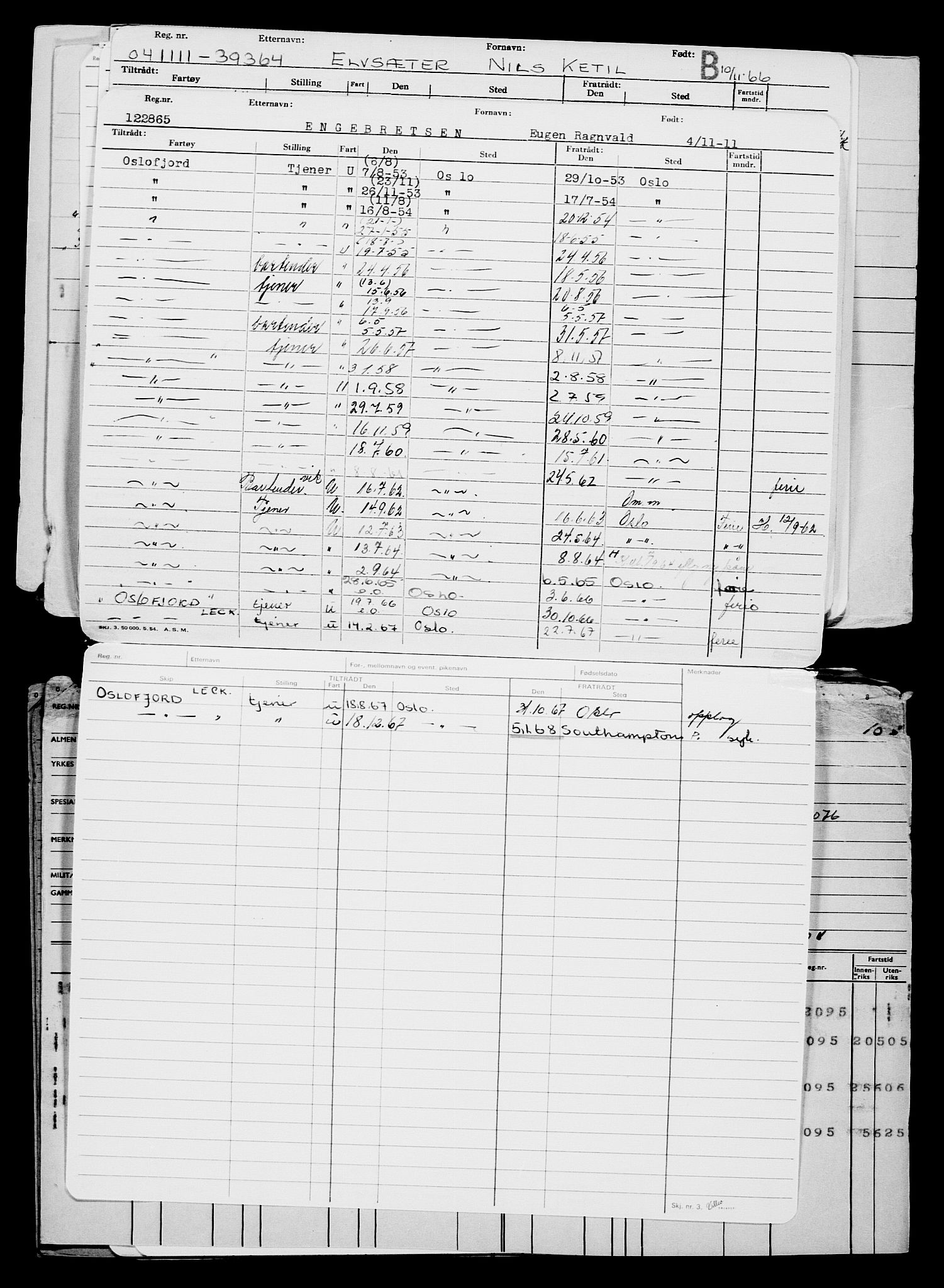 Direktoratet for sjømenn, AV/RA-S-3545/G/Gb/L0101: Hovedkort, 1911, p. 48