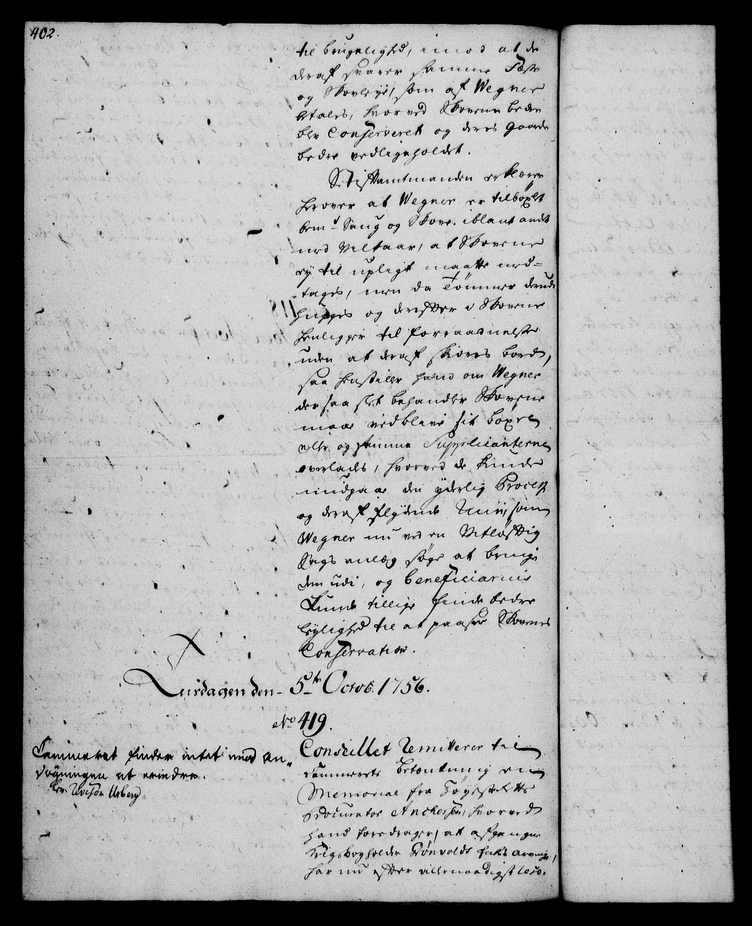 Rentekammeret, Kammerkanselliet, RA/EA-3111/G/Gh/Gha/L0033: Norsk ekstraktmemorialprotokoll (merket RK 53.78), 1755-1756, p. 402