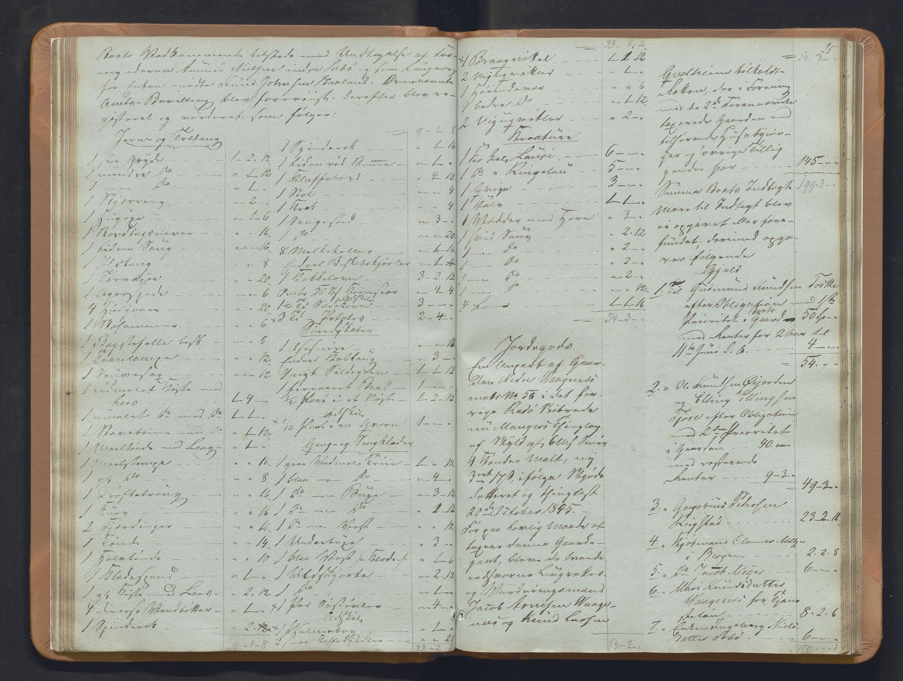 Nordhordland sorenskrivar, SAB/A-2901/1/H/Hb/L0018: Registreringsprotokollar, 1853-1856, p. 25
