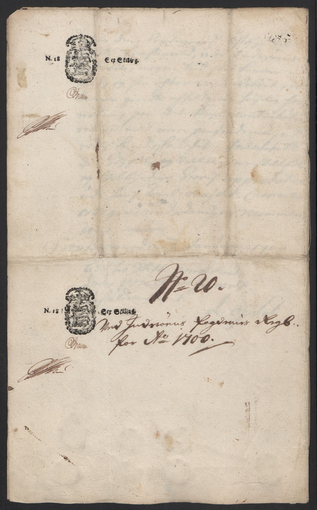 Rentekammeret inntil 1814, Reviderte regnskaper, Fogderegnskap, RA/EA-4092/R63/L4311: Fogderegnskap Inderøy, 1700, p. 193
