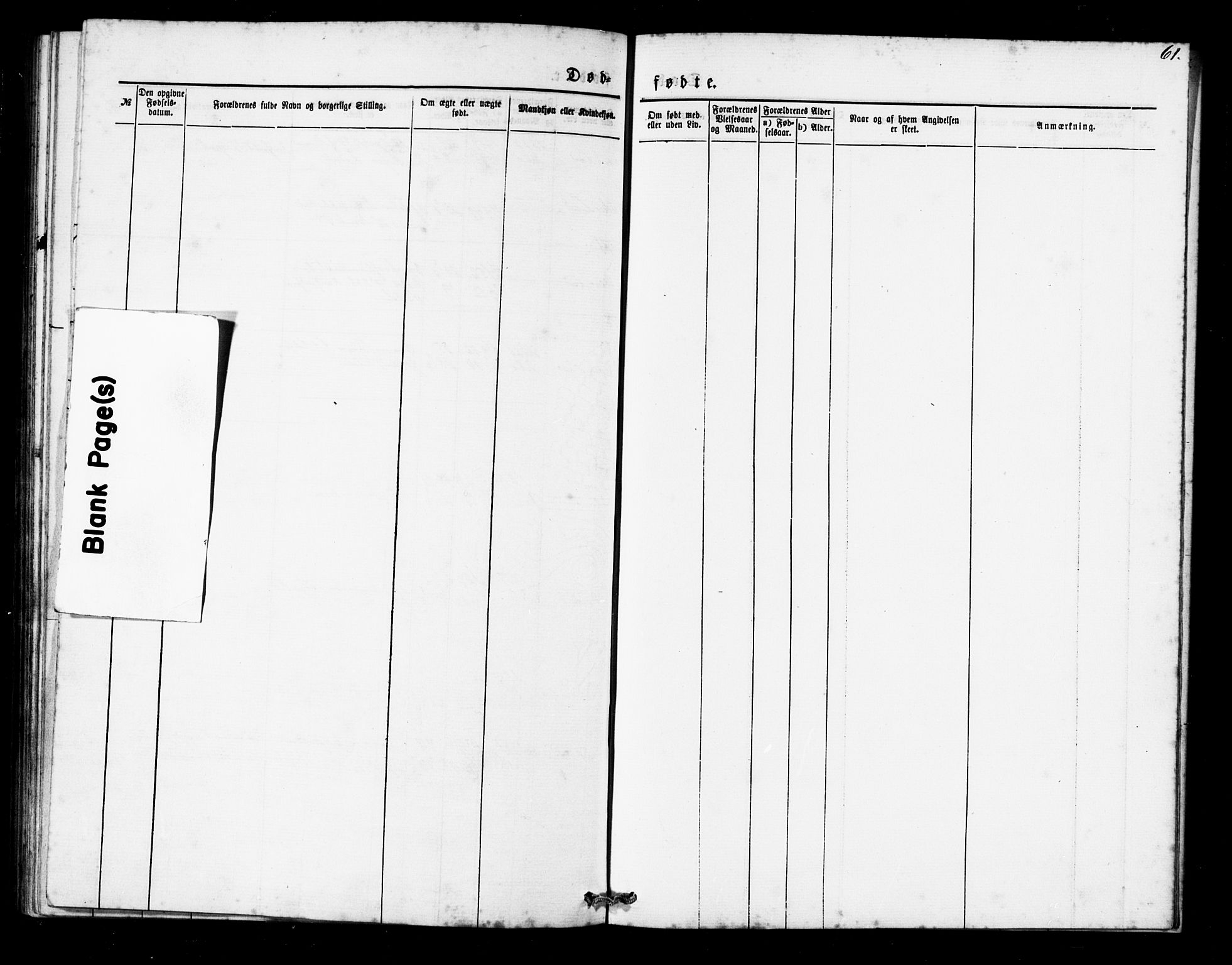 Ministerialprotokoller, klokkerbøker og fødselsregistre - Møre og Romsdal, AV/SAT-A-1454/540/L0540: Parish register (official) no. 540A01, 1872-1883, p. 61