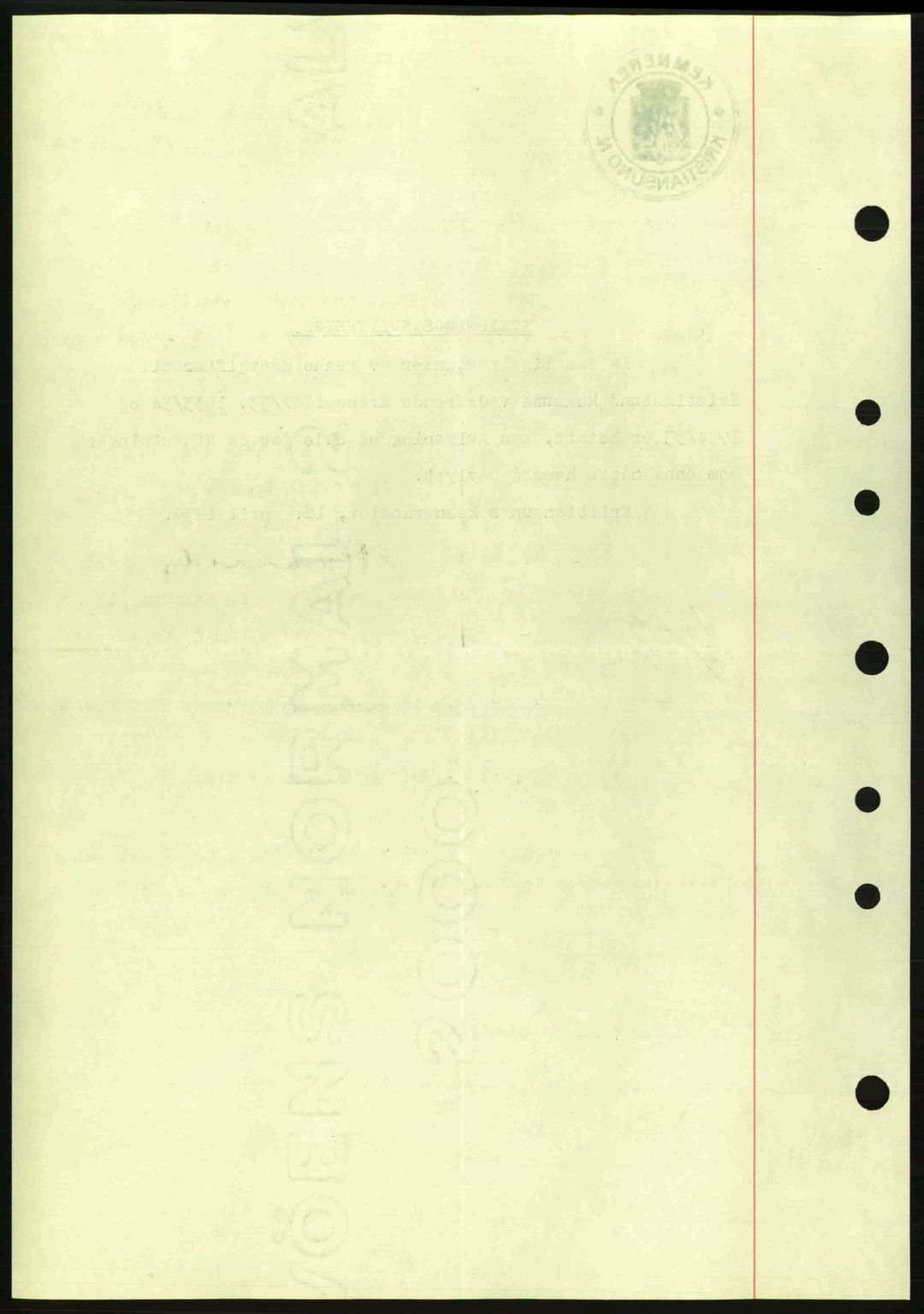 Kristiansund byfogd, SAT/A-4587/A/27: Mortgage book no. 31, 1938-1939, Diary no: : 311/1939
