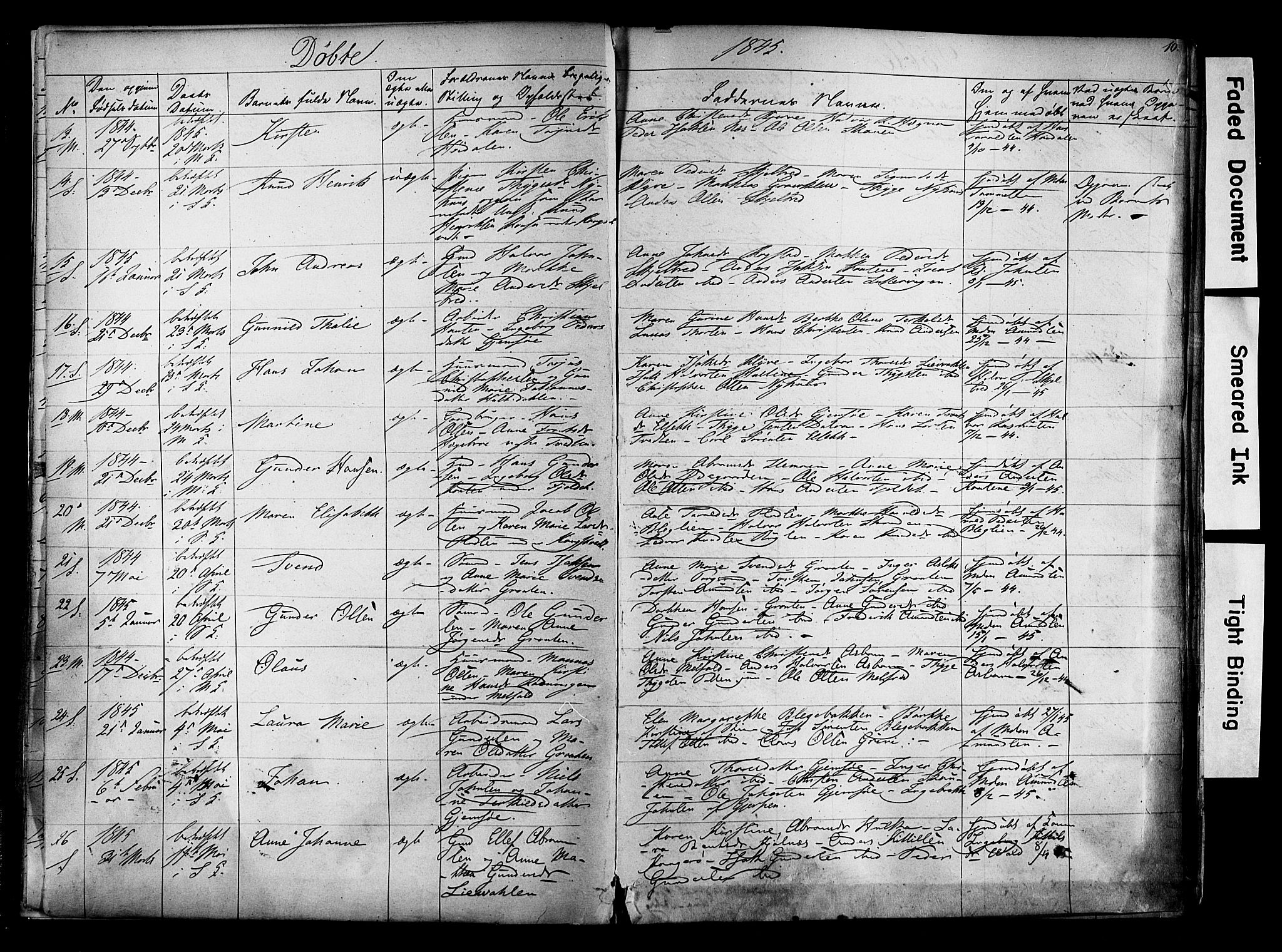 Solum kirkebøker, SAKO/A-306/F/Fa/L0006: Parish register (official) no. I 6, 1844-1855, p. 10