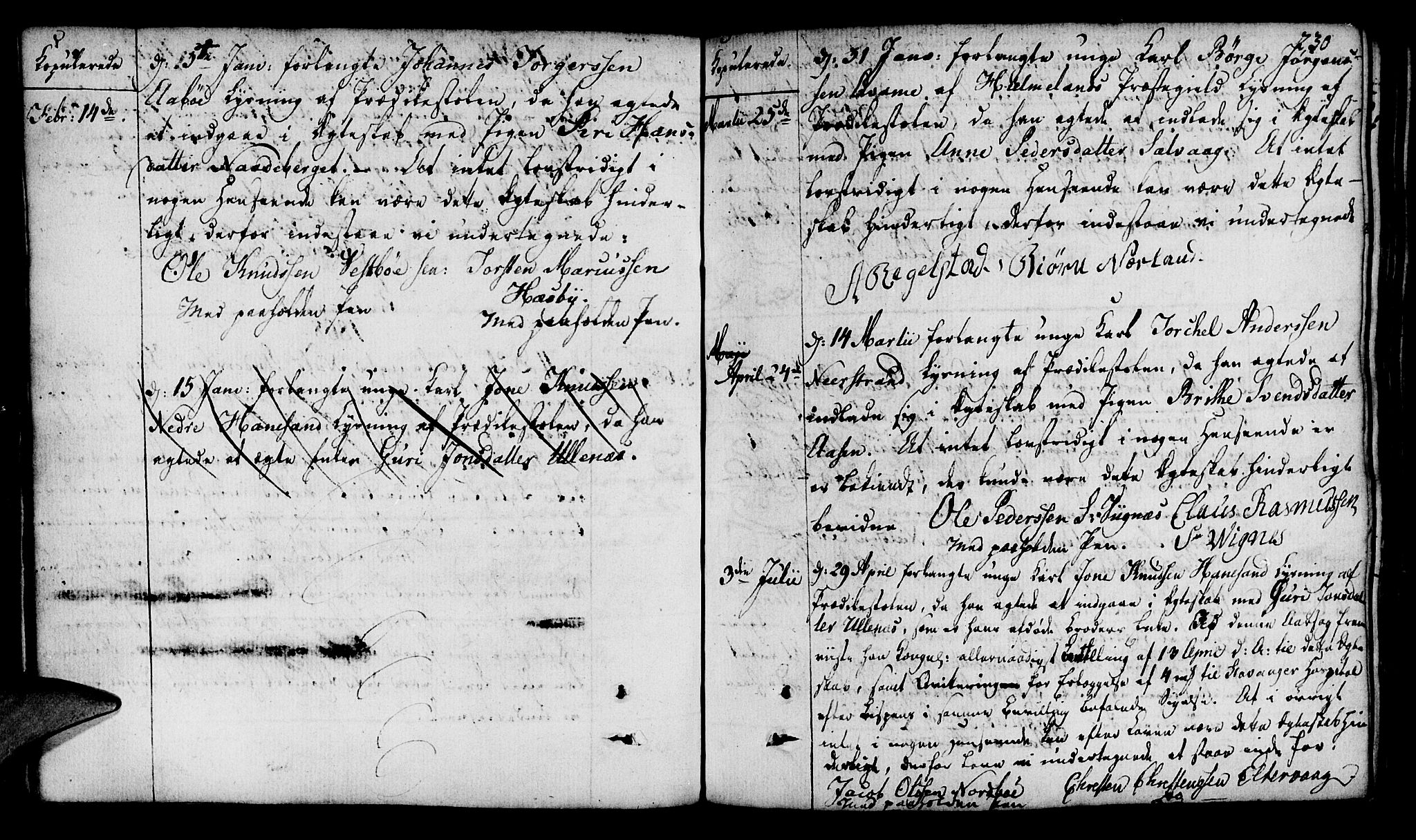 Finnøy sokneprestkontor, AV/SAST-A-101825/H/Ha/Haa/L0005: Parish register (official) no. A 5, 1773-1816, p. 230