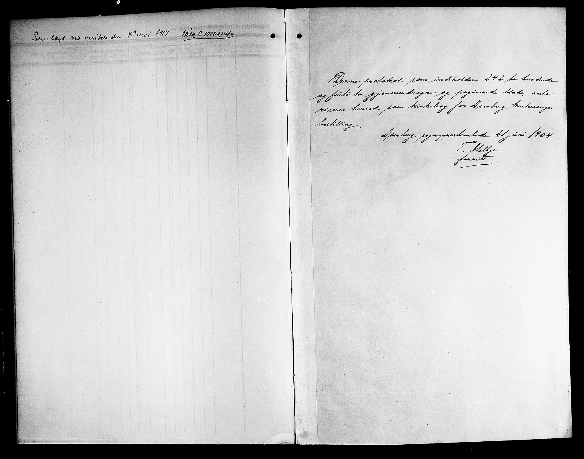 Ministerialprotokoller, klokkerbøker og fødselsregistre - Nordland, SAT/A-1459/897/L1414: Parish register (copy) no. 897C04, 1904-1915