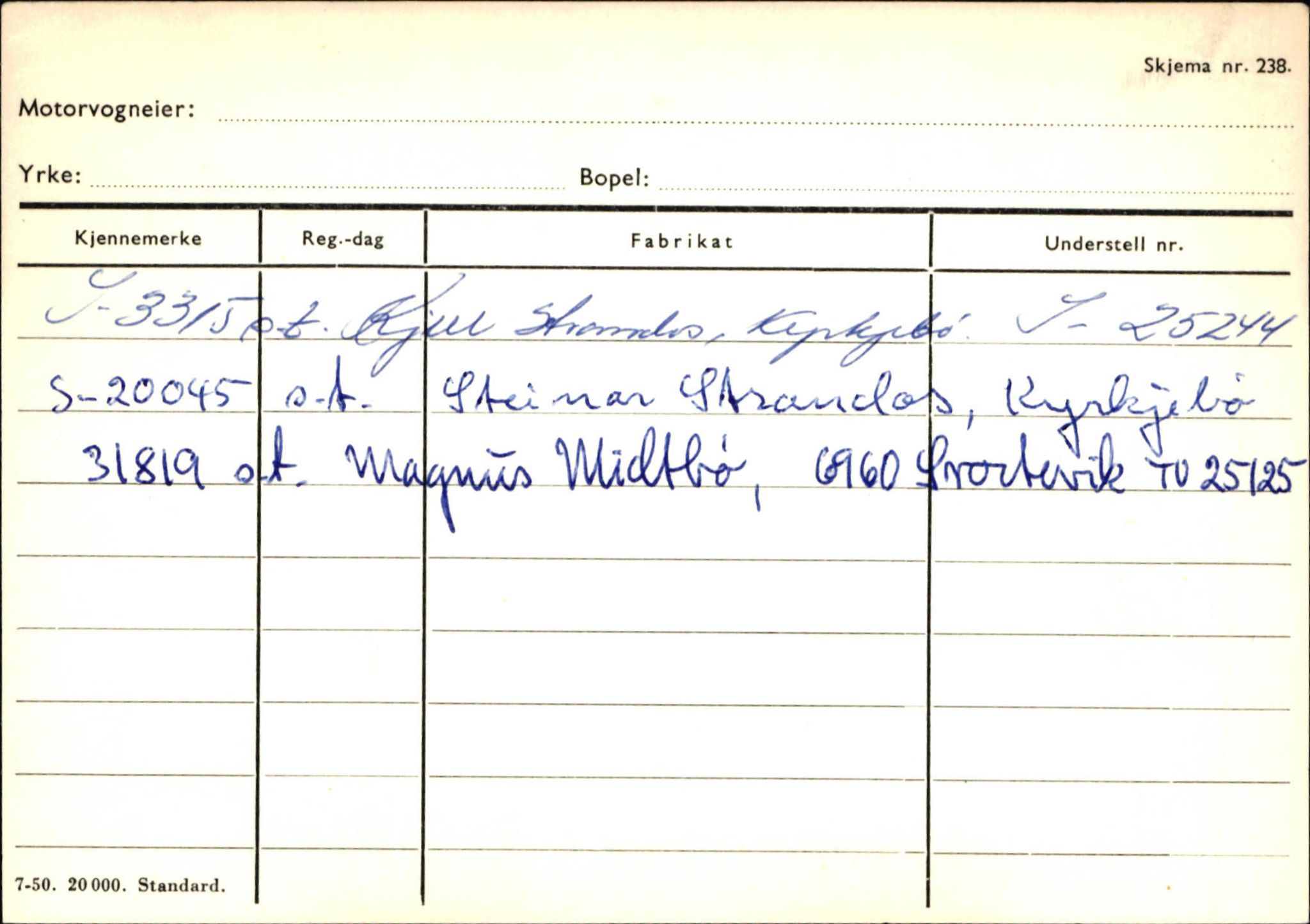 Statens vegvesen, Sogn og Fjordane vegkontor, AV/SAB-A-5301/4/F/L0130: Eigarregister Eid T-Å. Høyanger A-O, 1945-1975, p. 1898