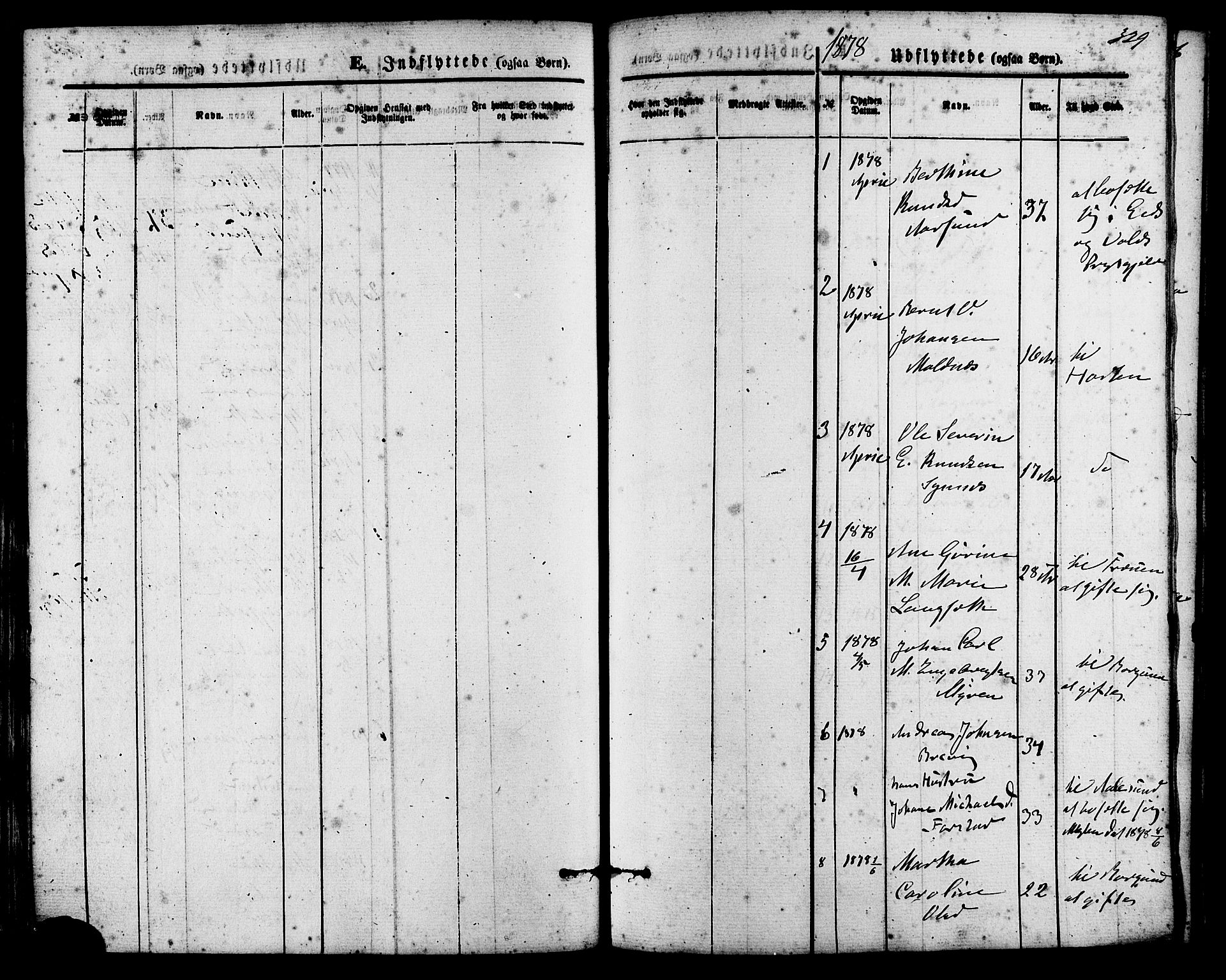 Ministerialprotokoller, klokkerbøker og fødselsregistre - Møre og Romsdal, AV/SAT-A-1454/536/L0500: Parish register (official) no. 536A09, 1876-1889, p. 329