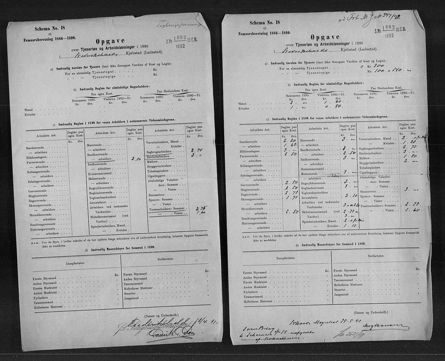 Statistisk sentralbyrå, Næringsøkonomiske emner, Generelt - Amtmennenes femårsberetninger, AV/RA-S-2233/F/Fa/L0078: --, 1886-1890, p. 165