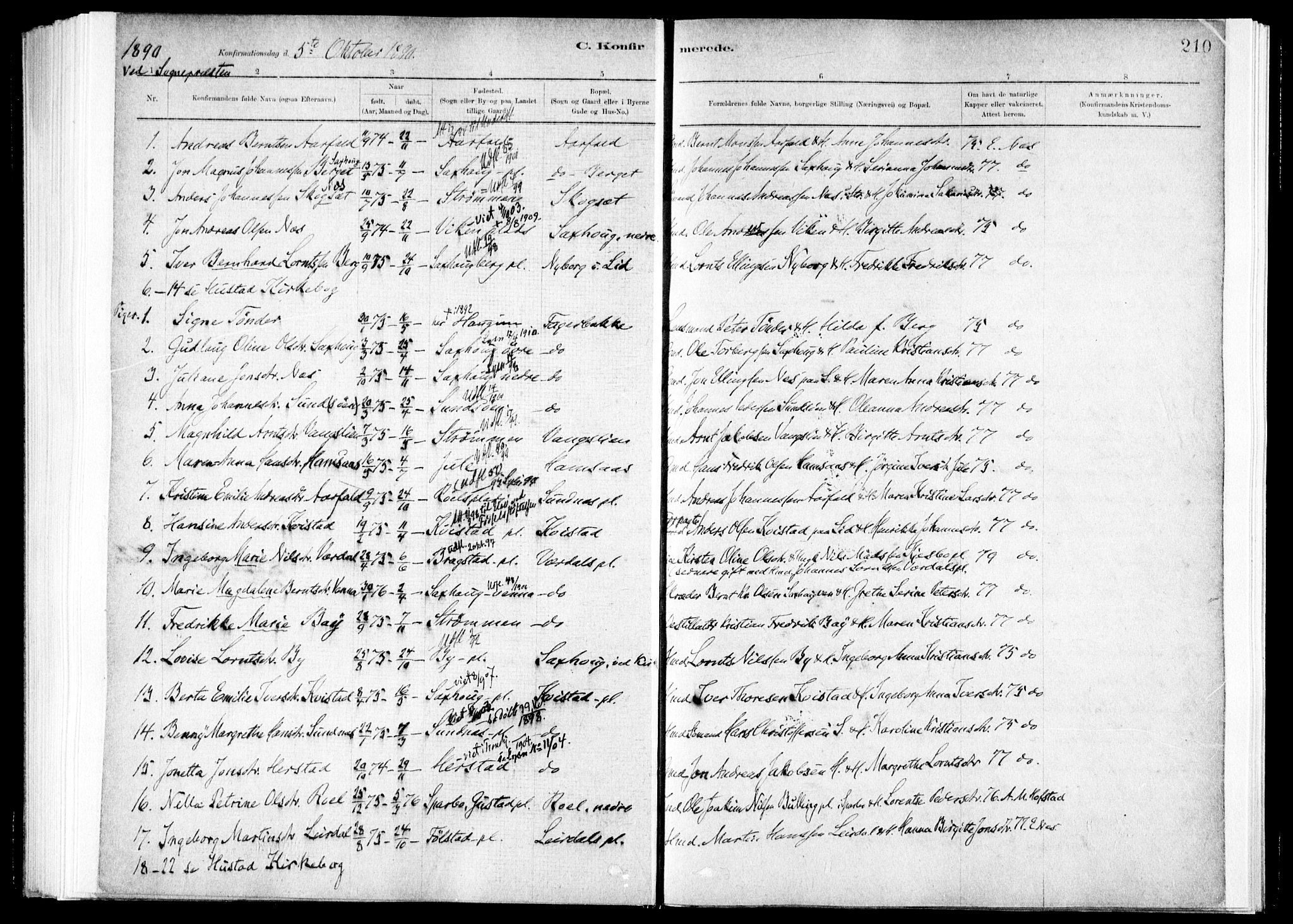 Ministerialprotokoller, klokkerbøker og fødselsregistre - Nord-Trøndelag, SAT/A-1458/730/L0285: Parish register (official) no. 730A10, 1879-1914, p. 210