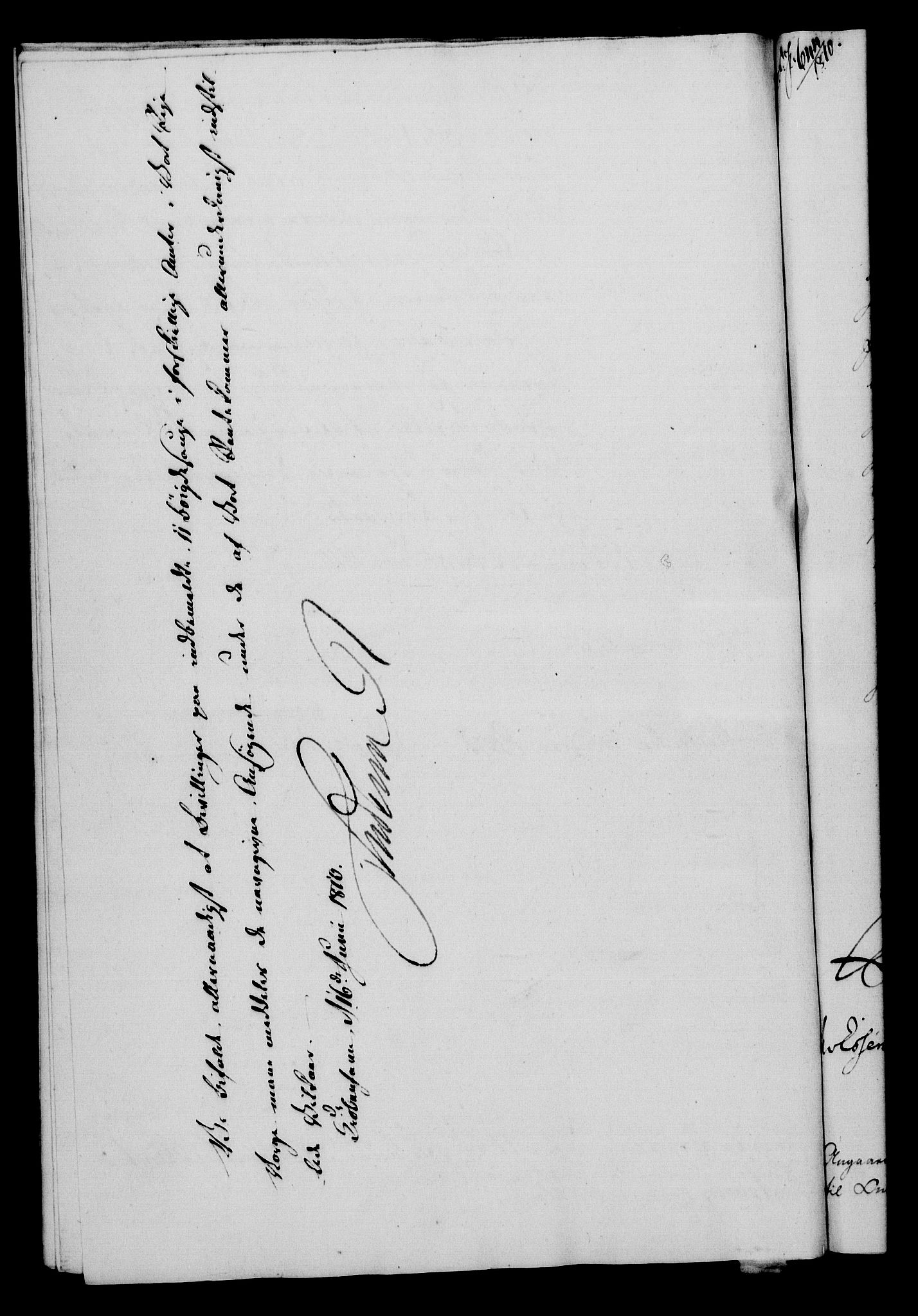 Rentekammeret, Kammerkanselliet, RA/EA-3111/G/Gf/Gfa/L0092: Norsk relasjons- og resolusjonsprotokoll (merket RK 52.92), 1810, p. 322