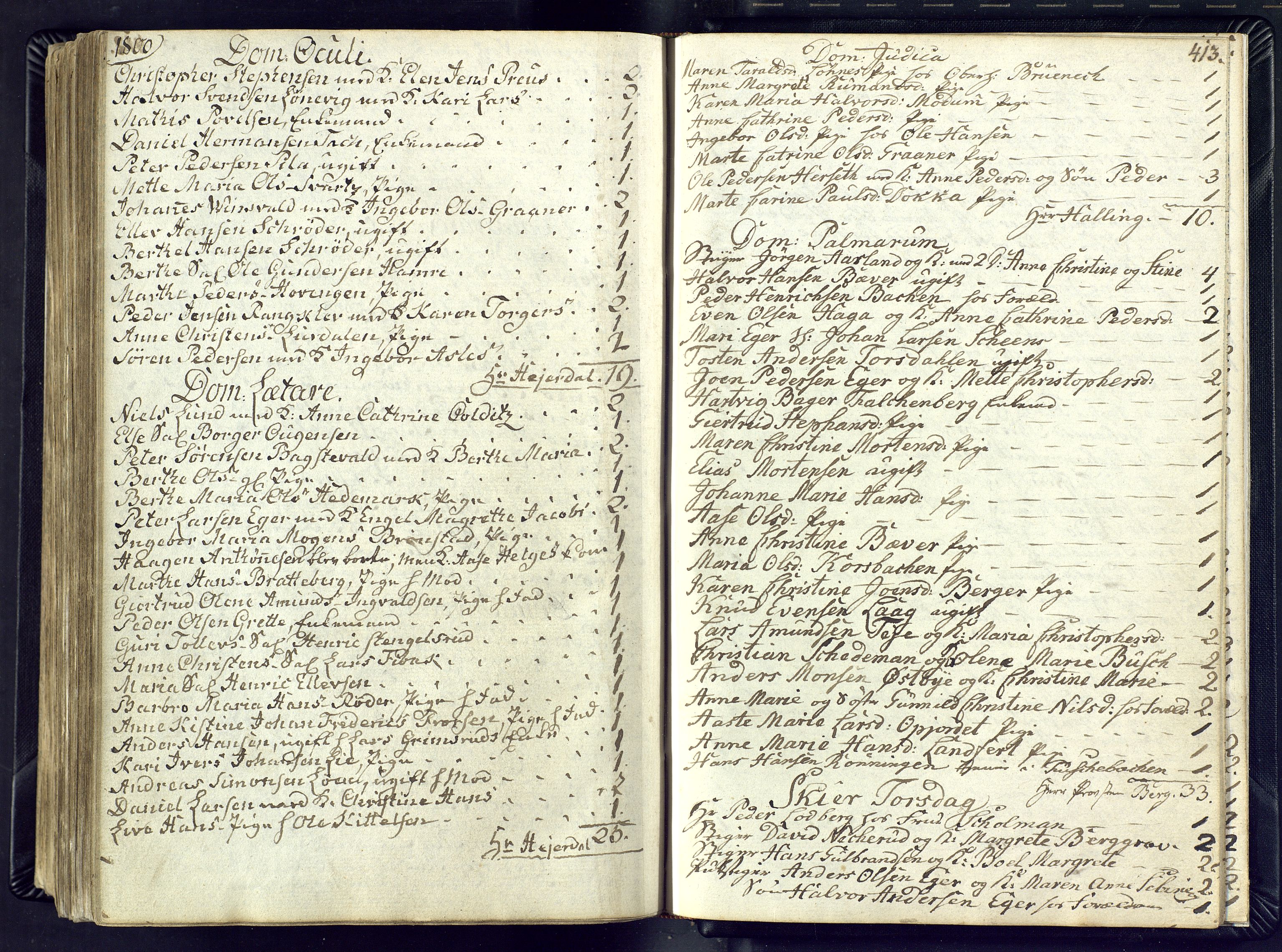Kongsberg kirkebøker, SAKO/A-22/M/Ma/L0012: Communicants register no. 12, 1794-1800, p. 413