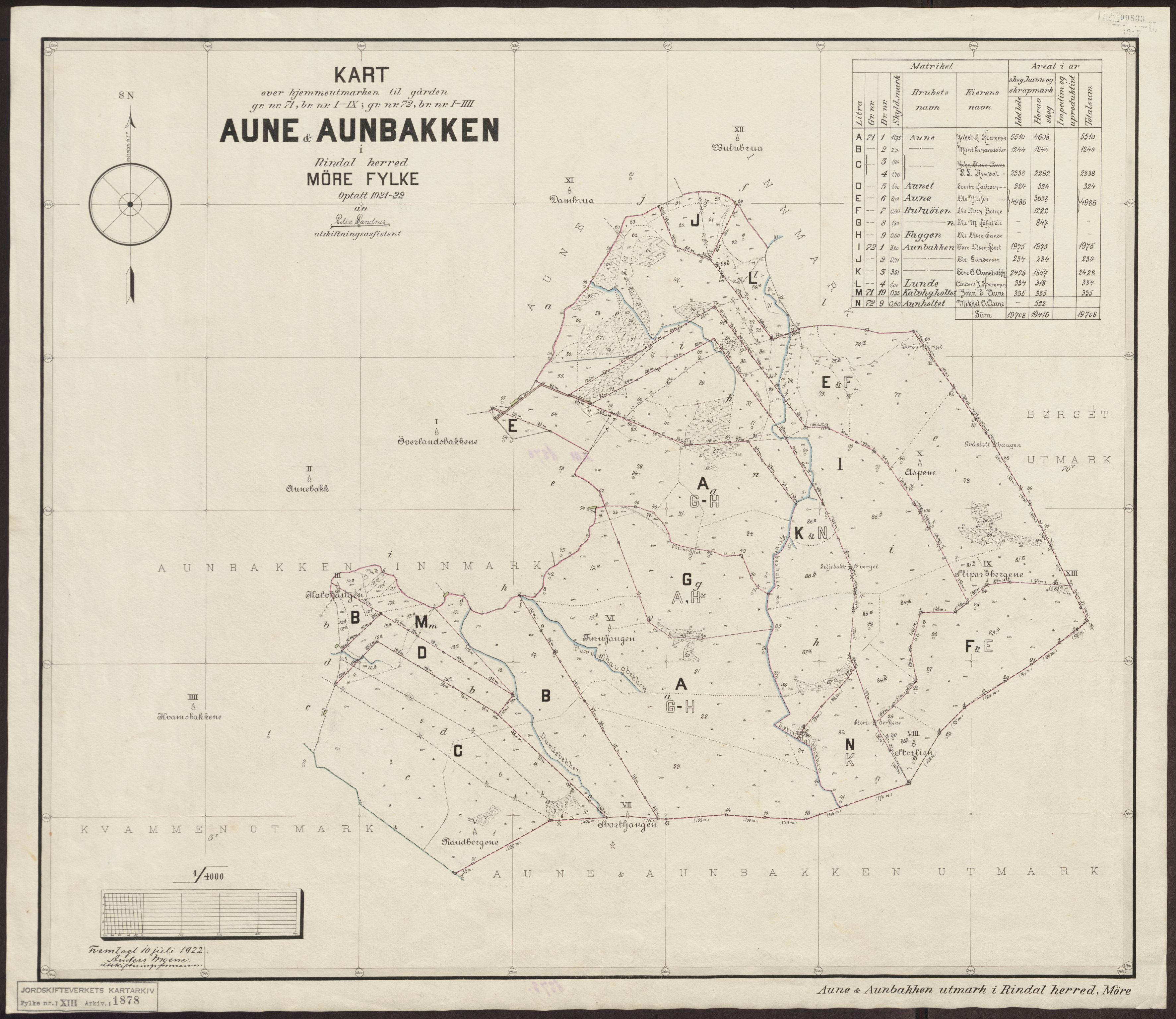 Jordskifteverkets kartarkiv, AV/RA-S-3929/T, 1859-1988, p. 2276