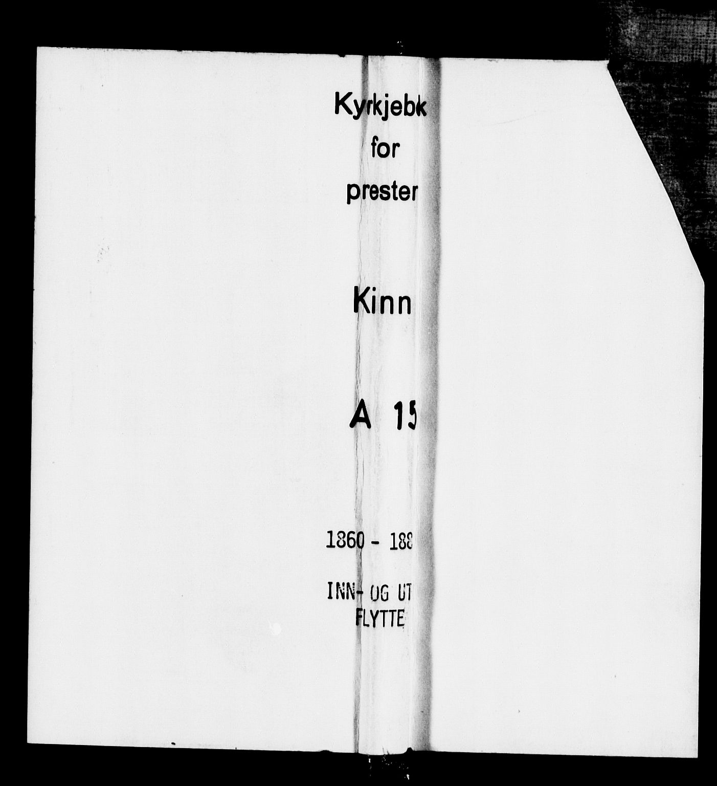 Kinn sokneprestembete, SAB/A-80801/H/Haa/Haaa/L0015: Parish register (official) no. A 15, 1860-1883
