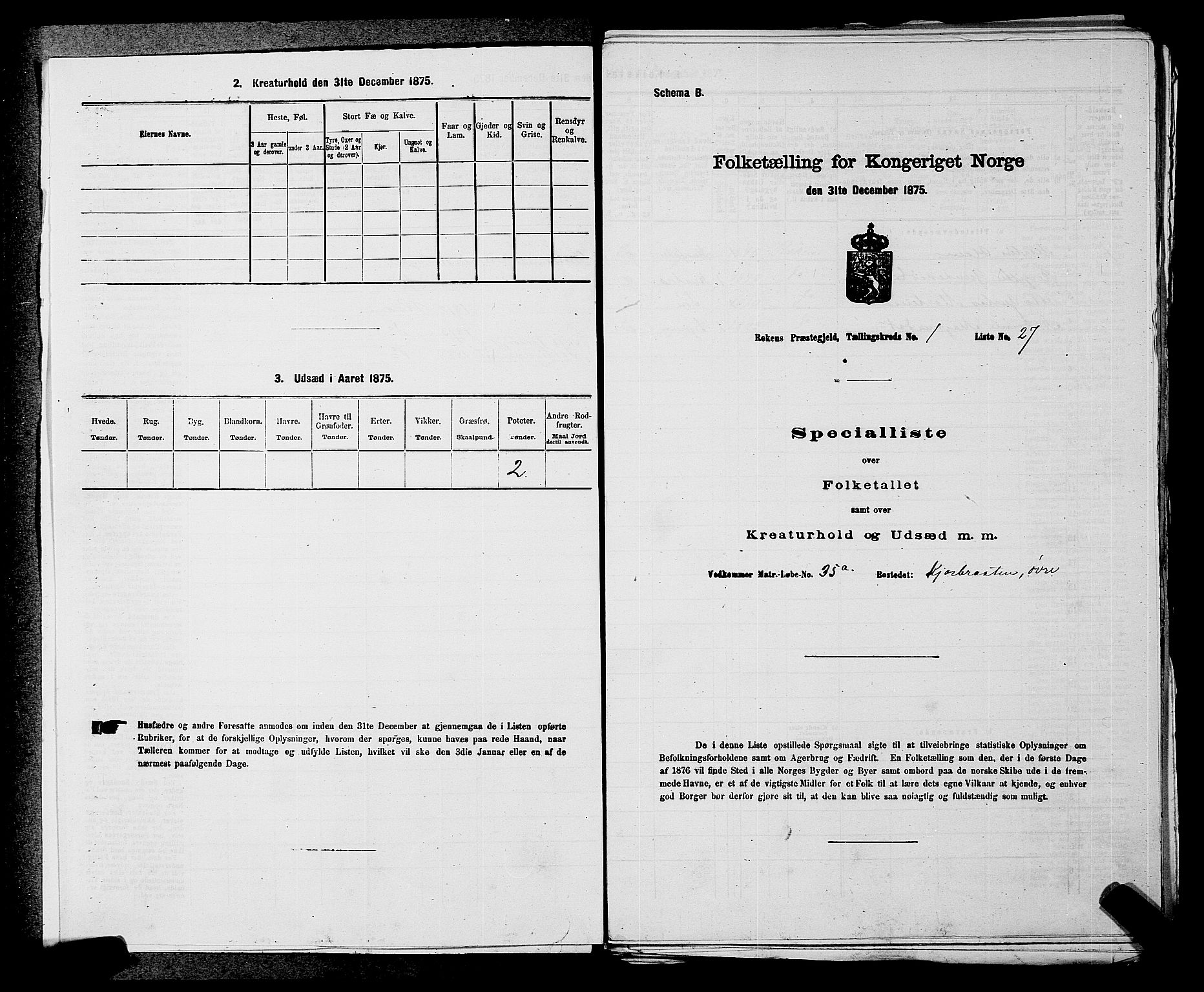 SAKO, 1875 census for 0627P Røyken, 1875, p. 59