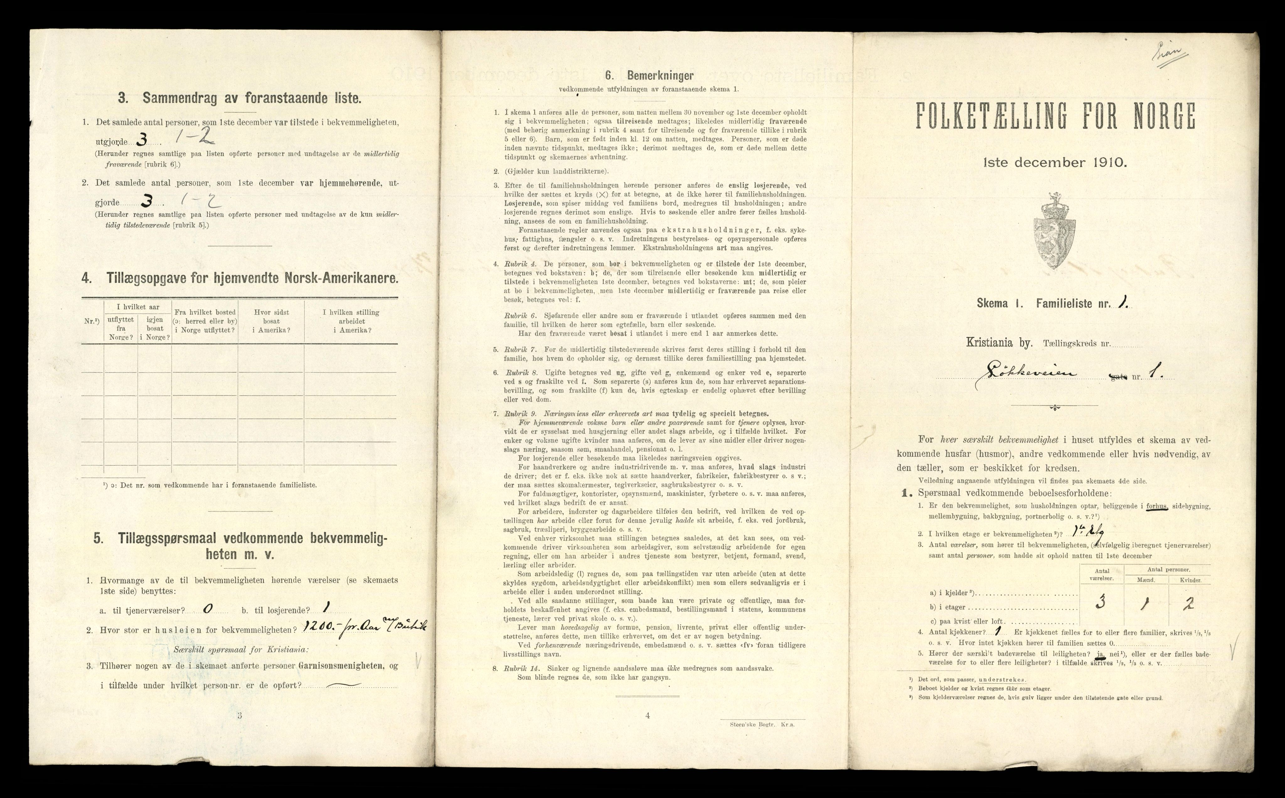 RA, 1910 census for Kristiania, 1910, p. 57249