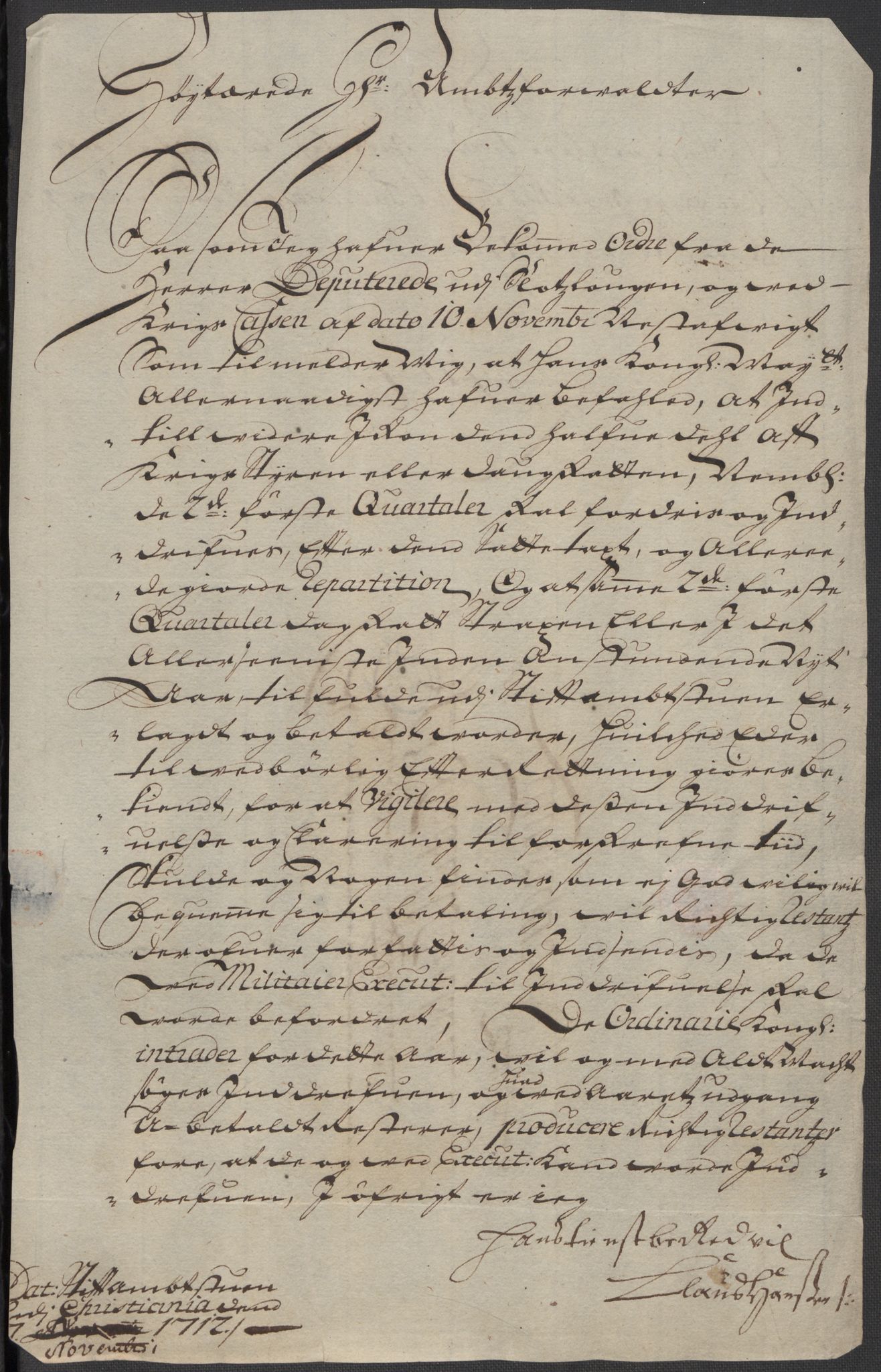 Rentekammeret inntil 1814, Reviderte regnskaper, Fogderegnskap, AV/RA-EA-4092/R33/L1984: Fogderegnskap Larvik grevskap, 1712, p. 214