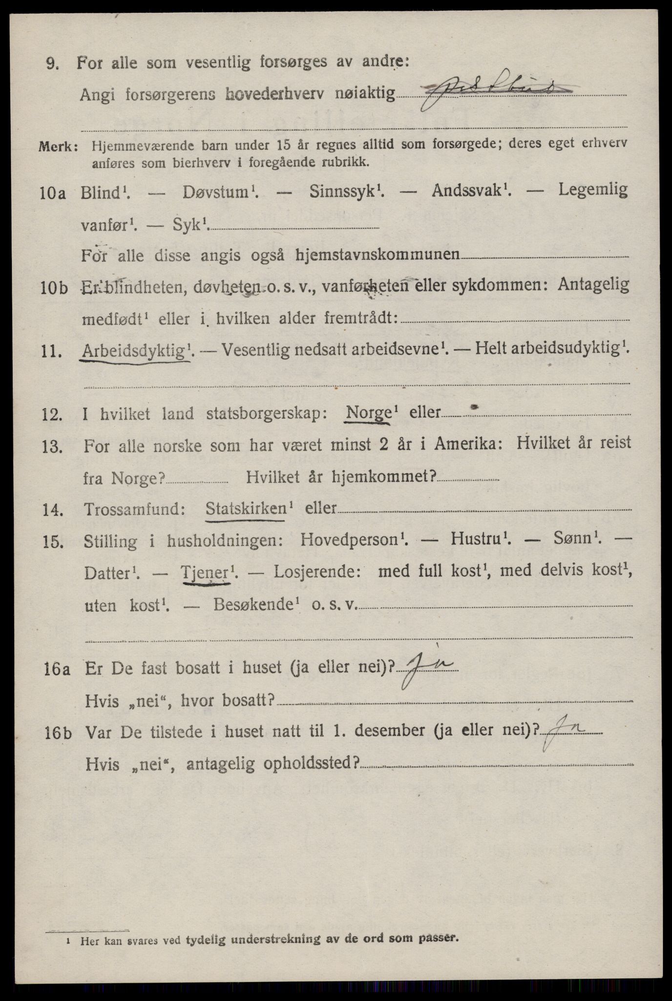 SAST, 1920 census for Skåre, 1920, p. 8193