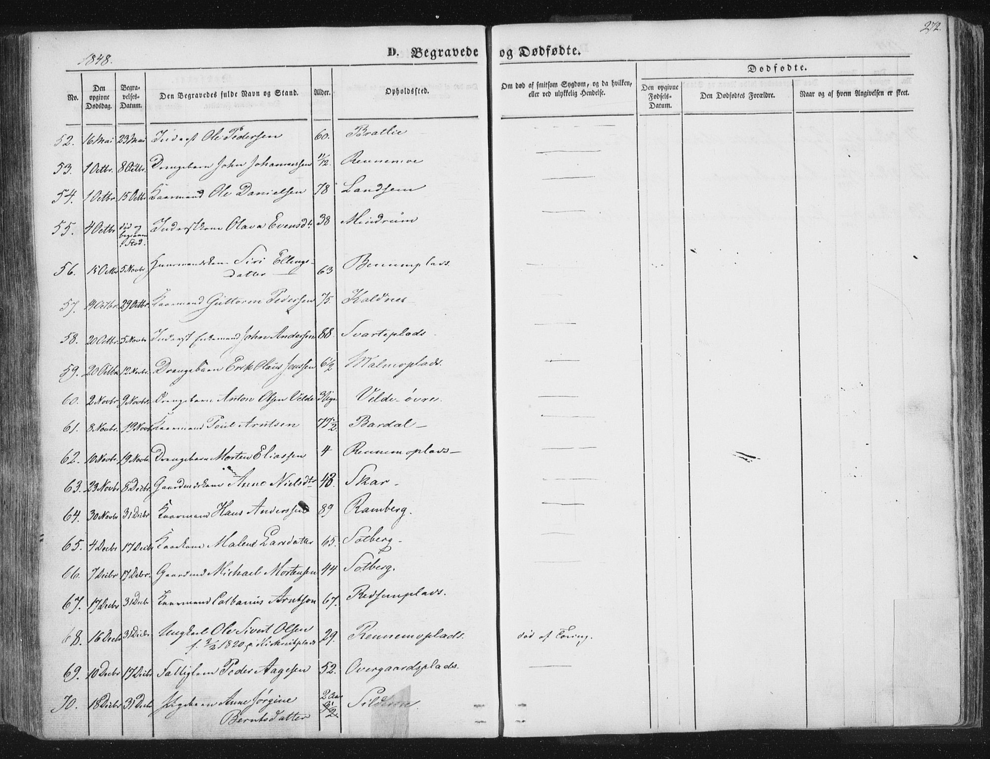 Ministerialprotokoller, klokkerbøker og fødselsregistre - Nord-Trøndelag, AV/SAT-A-1458/741/L0392: Parish register (official) no. 741A06, 1836-1848, p. 272