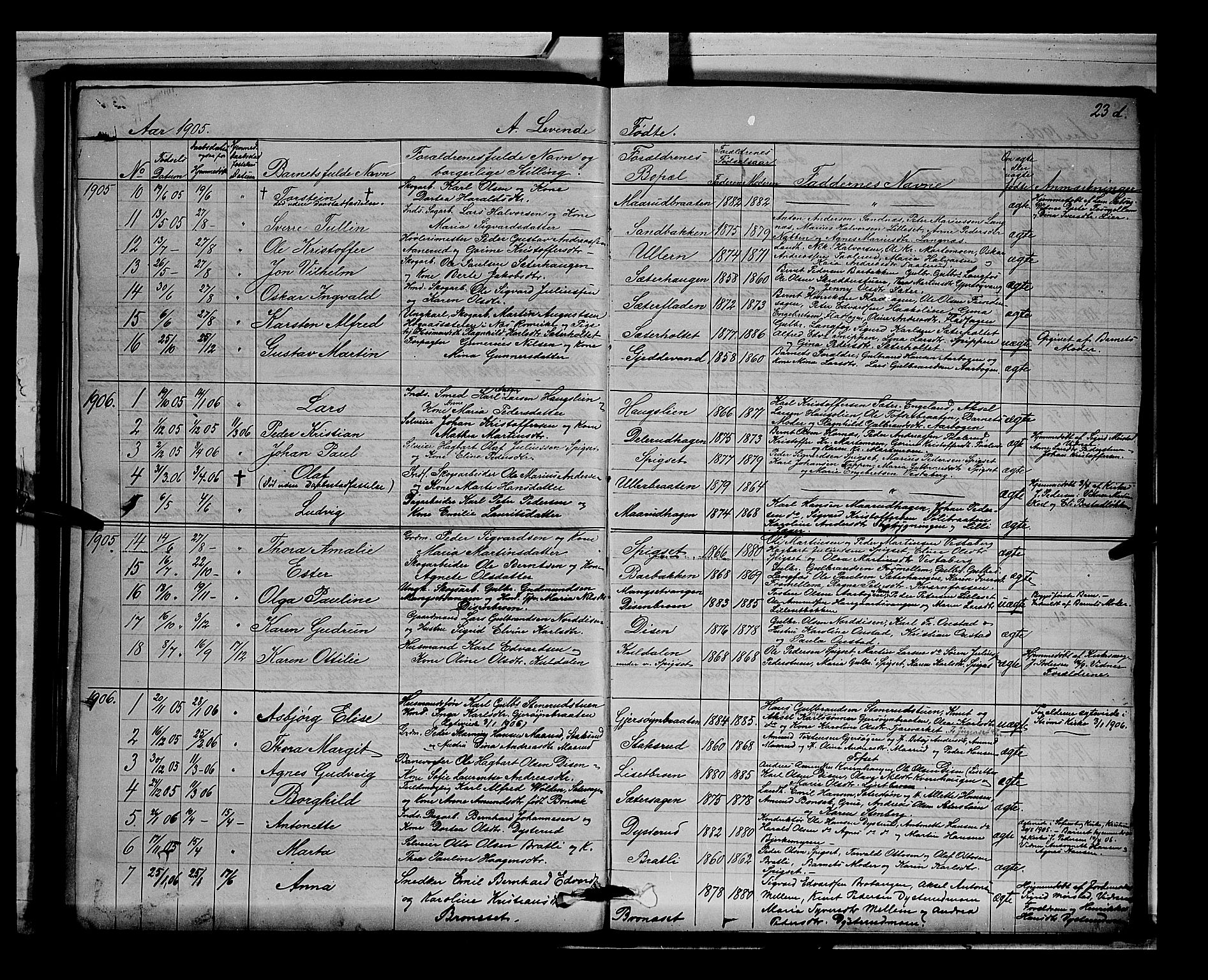 Sør-Odal prestekontor, AV/SAH-PREST-030/H/Ha/Hab/L0004: Parish register (copy) no. 4, 1895-1906, p. 23d