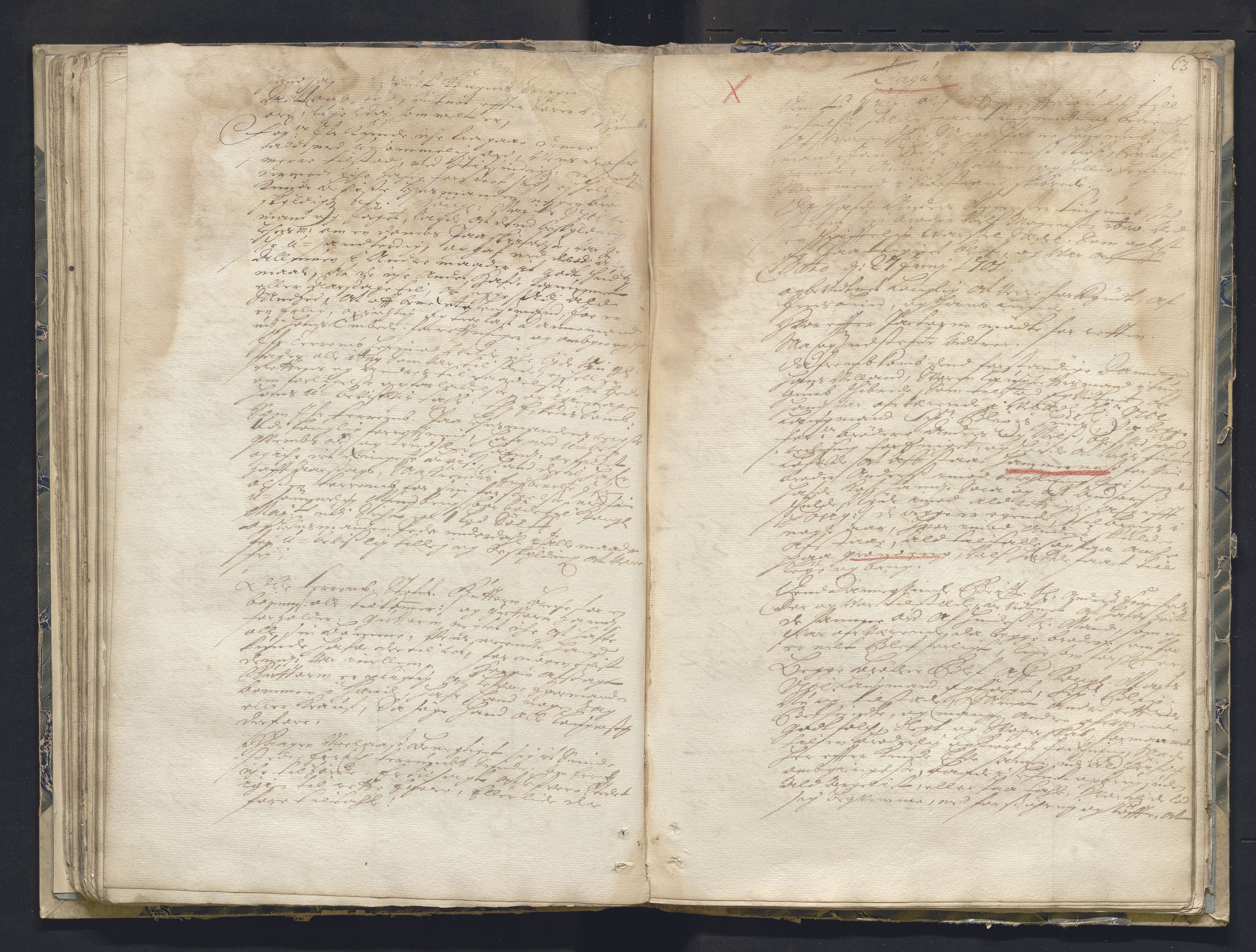 Ytre Sogn tingrett, AV/SAB-A-2601/1/F/Fa/L0024: Tingbok (justisprotokoll), 1699-1701, p. 62b-63a