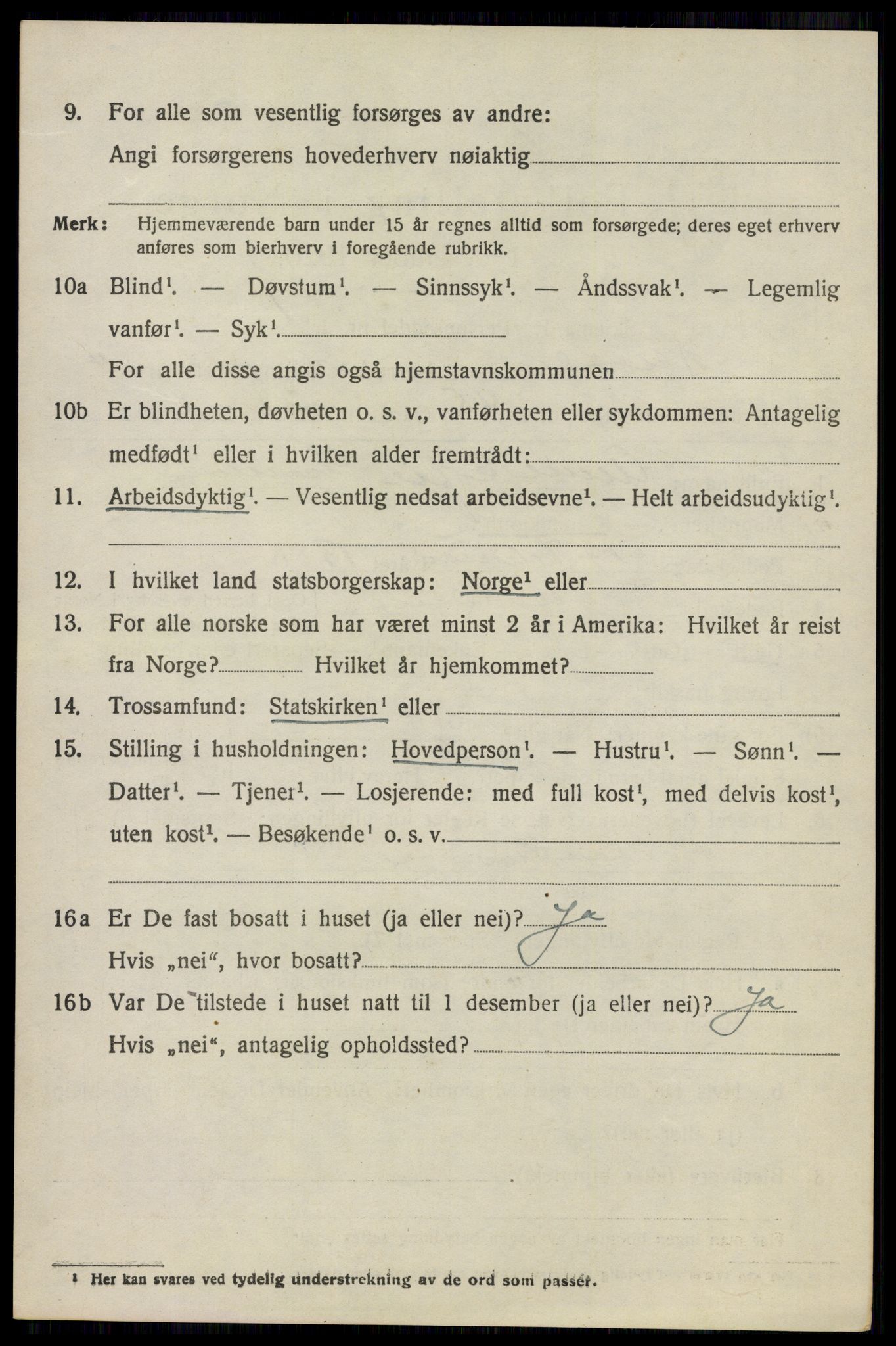 SAO, 1920 census for Nesodden, 1920, p. 4574