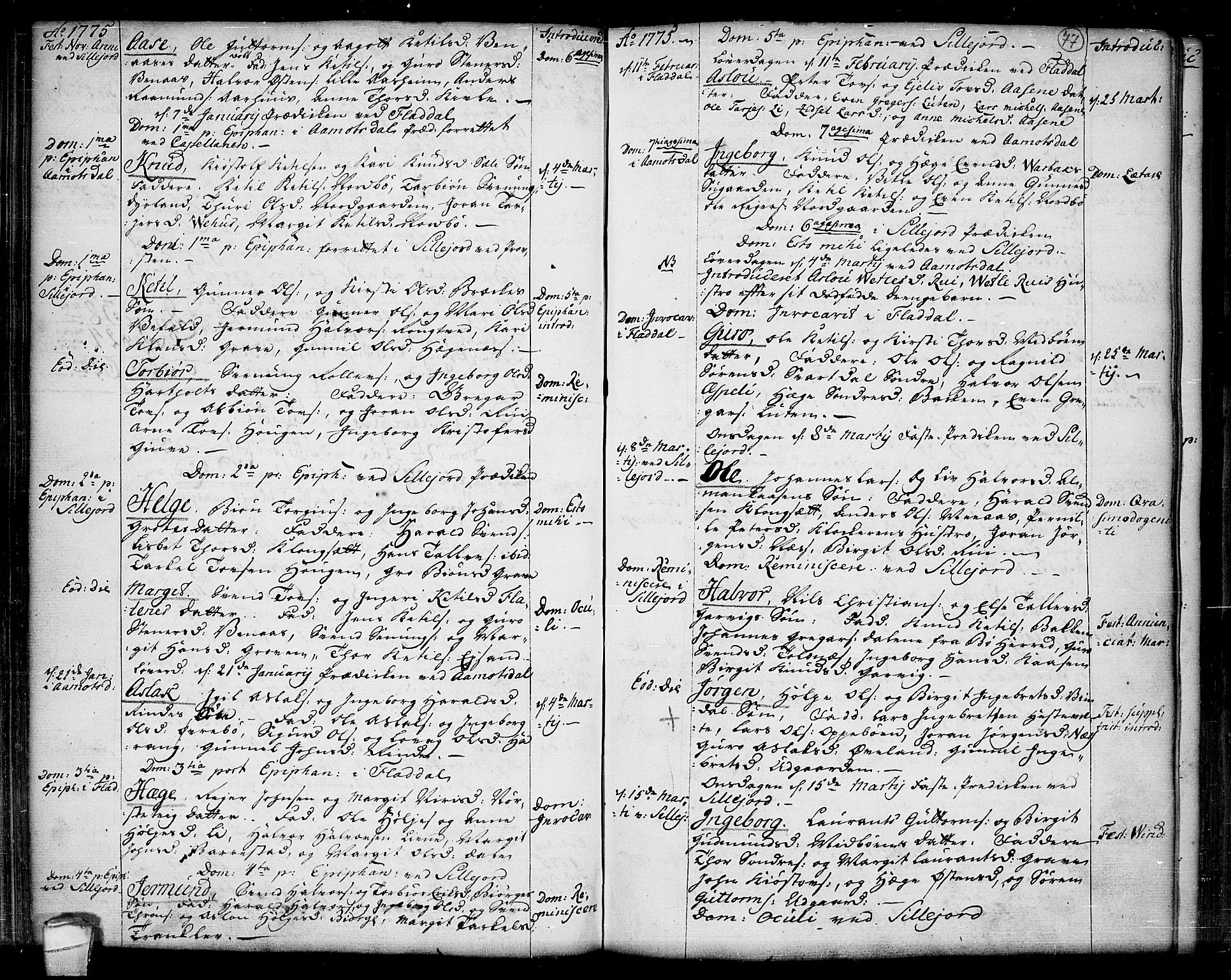 Seljord kirkebøker, SAKO/A-20/F/Fa/L0007: Parish register (official) no. I 7, 1755-1800, p. 77